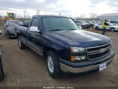 2006 Chevrolet SILVERADO 1500 Work Truck, blue — VIN 3GCEC14X86G242940, IAAI