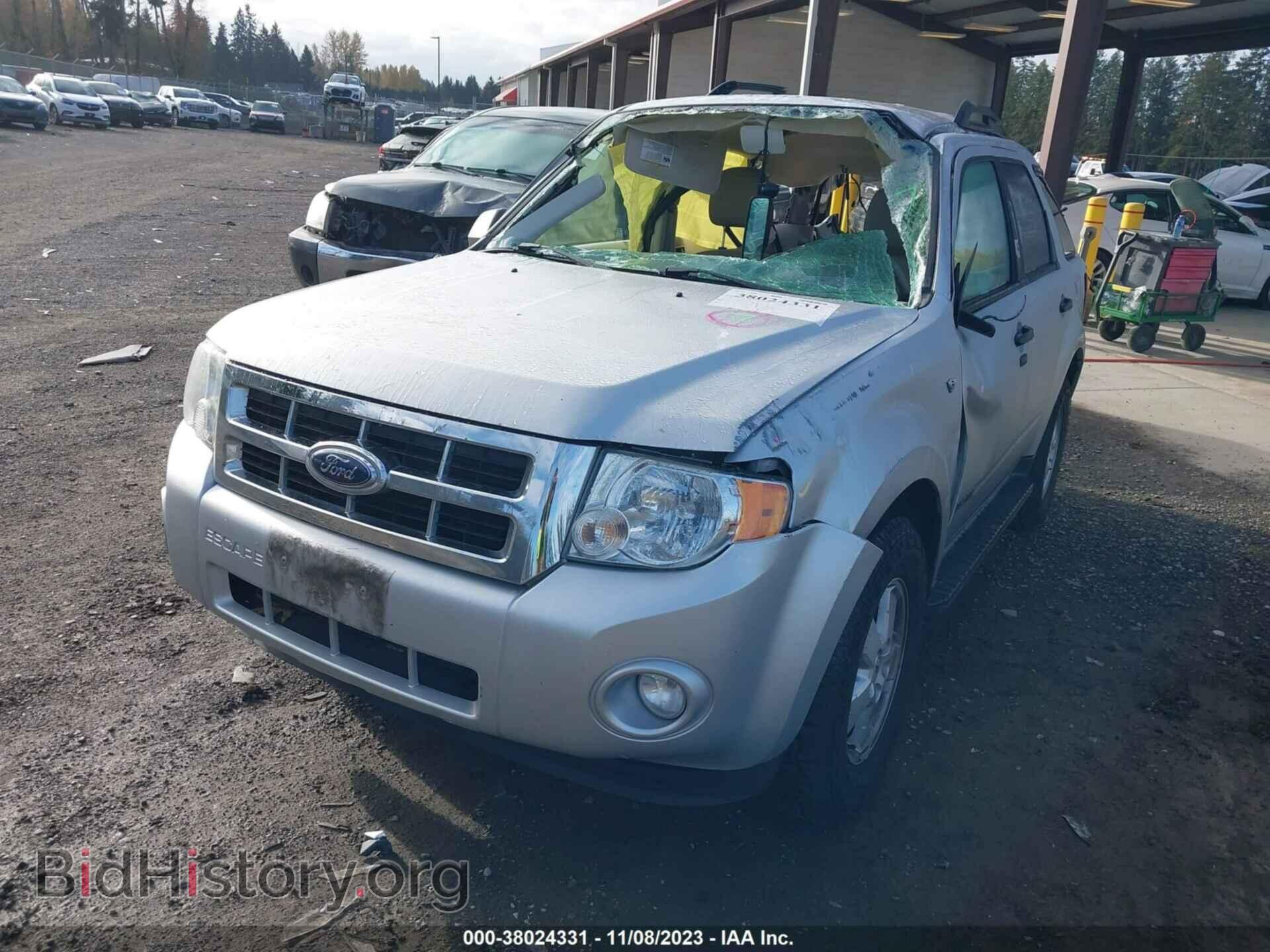 2008 FORD ESCAPE - VIN: 1FMCU93138KB80161 - Фото 2