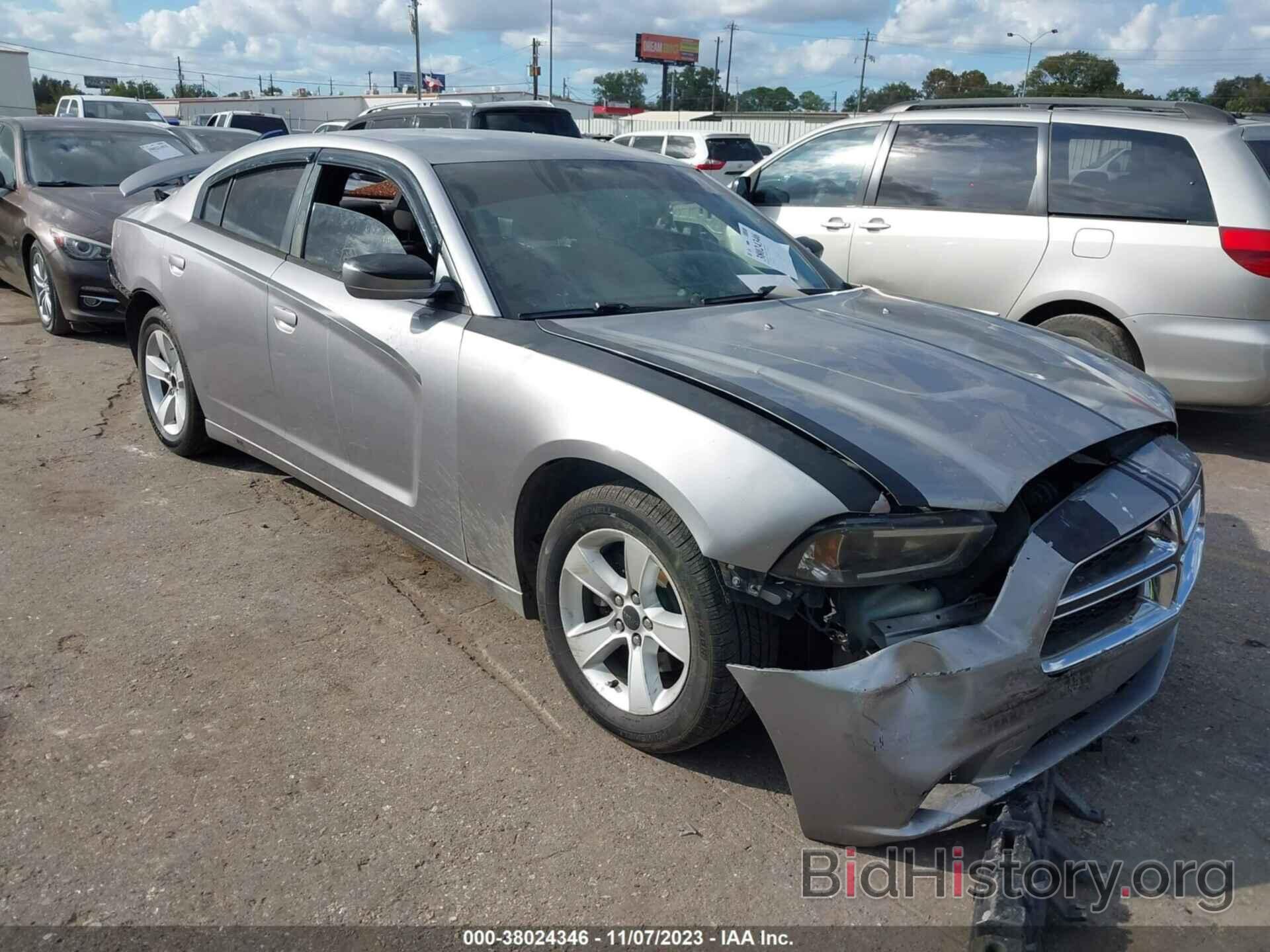 Photo 2C3CDXBG0DH738326 - DODGE CHARGER 2013