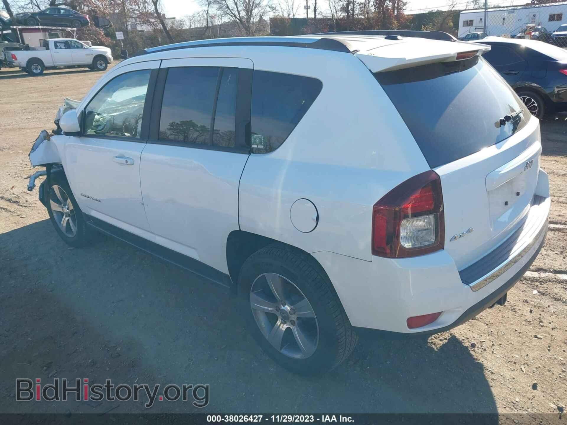 2016 JEEP COMPASS - VIN: 1C4NJDEB8GD733730 - Фото 3