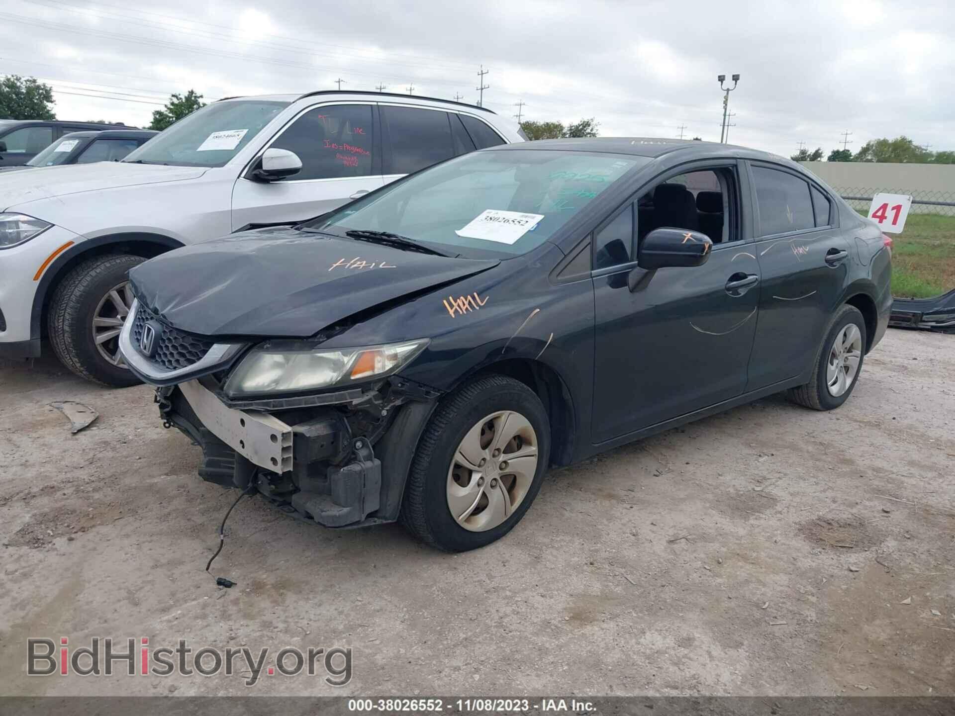 2014 HONDA CIVIC - VIN: 19XFB2F54EE086401 - Фото 2
