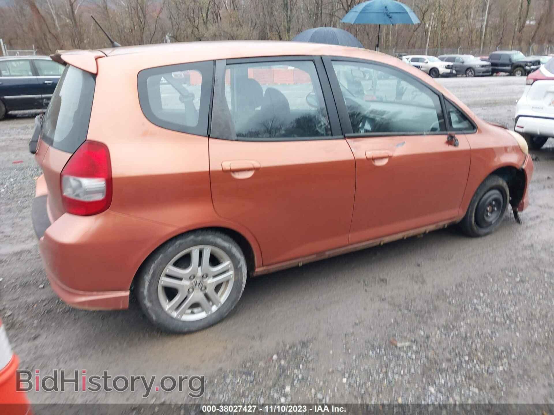 2007 HONDA FIT - VIN: JHMGD38677S015346 - Фото 4
