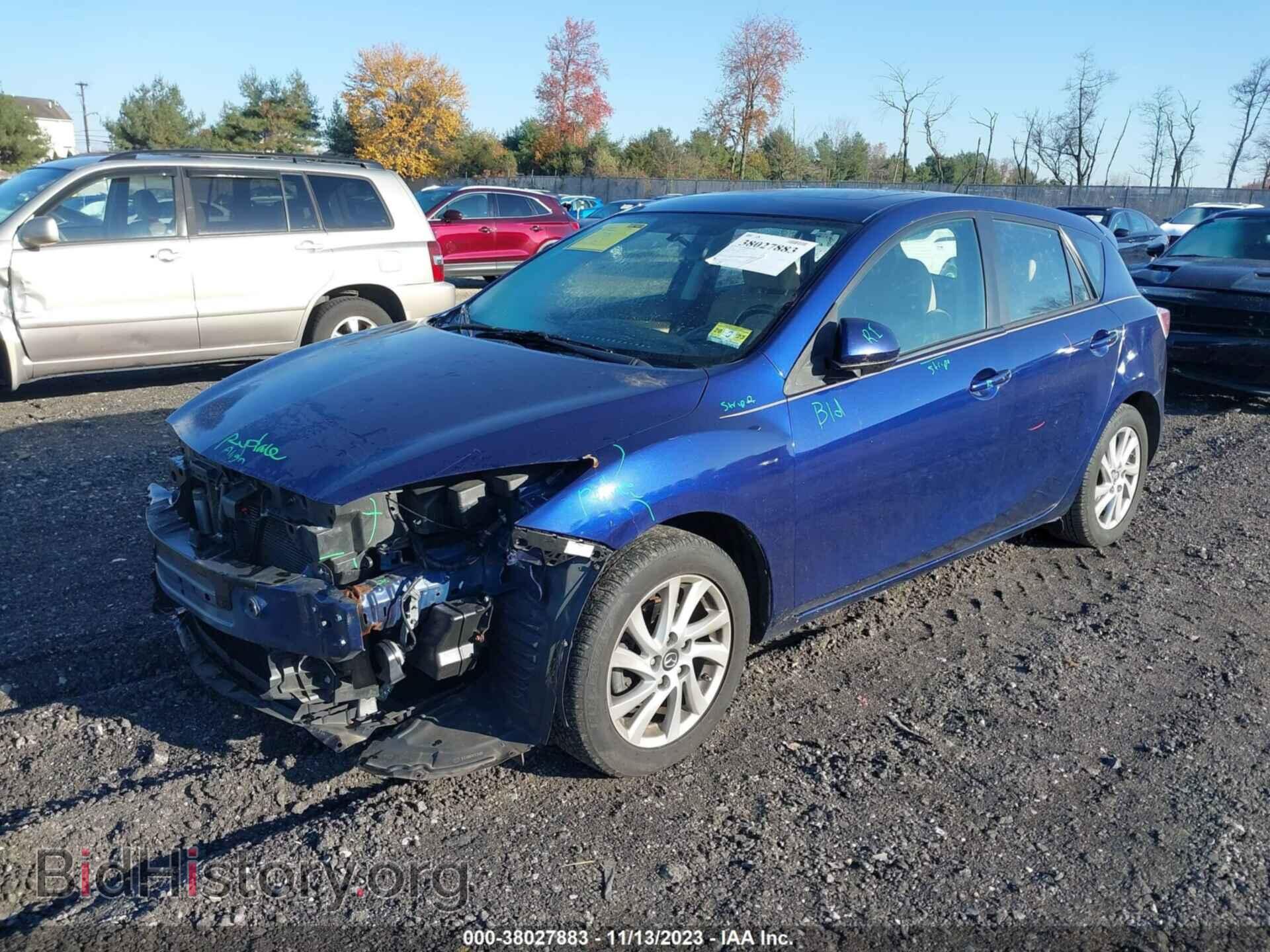 2013 MAZDA MAZDA3 - VIN: JM1BL1MP5D1757845 - Фото 2