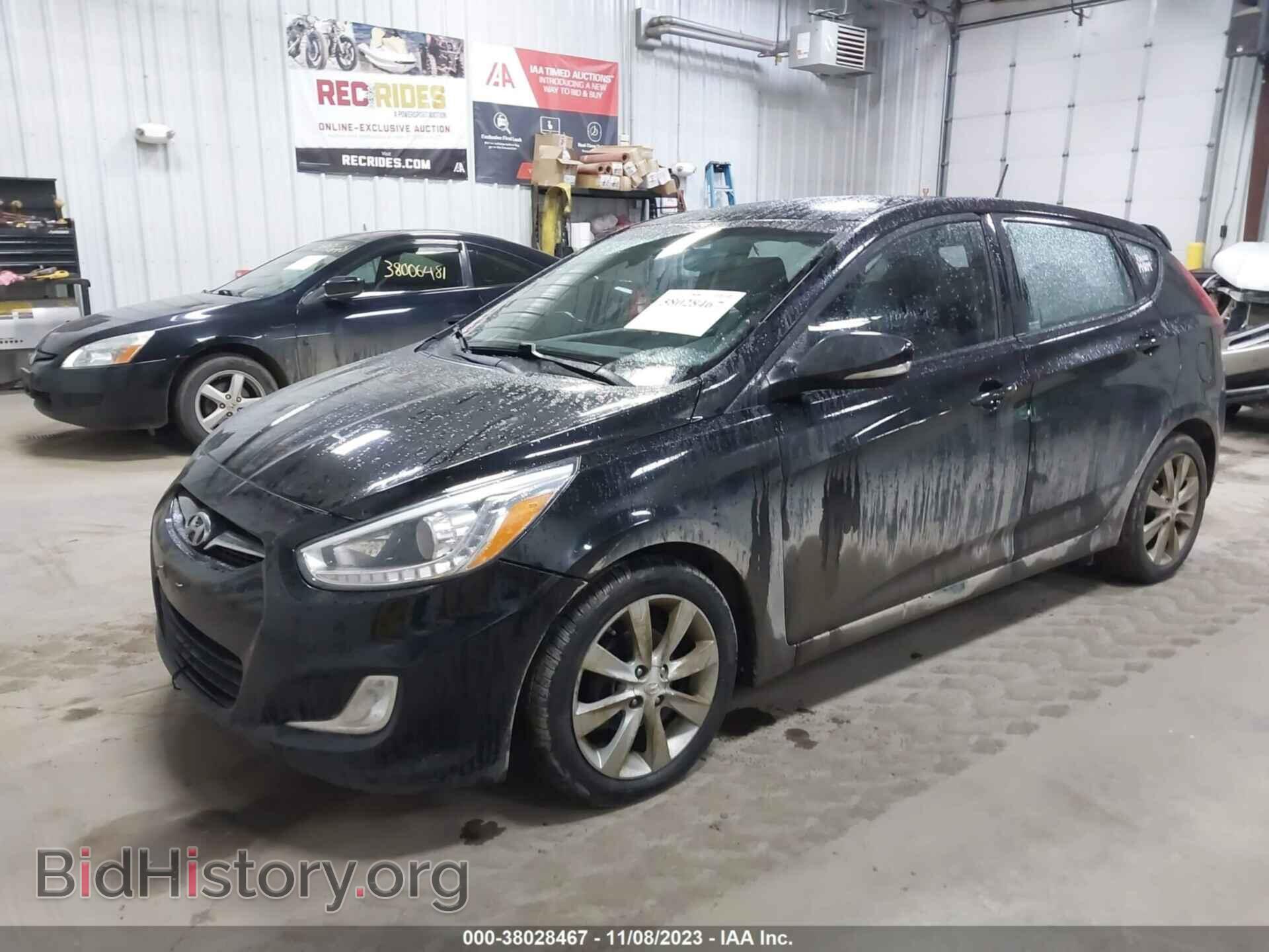 2014 HYUNDAI ACCENT - VIN: KMHCU5AE1EU190315 - Фото 2