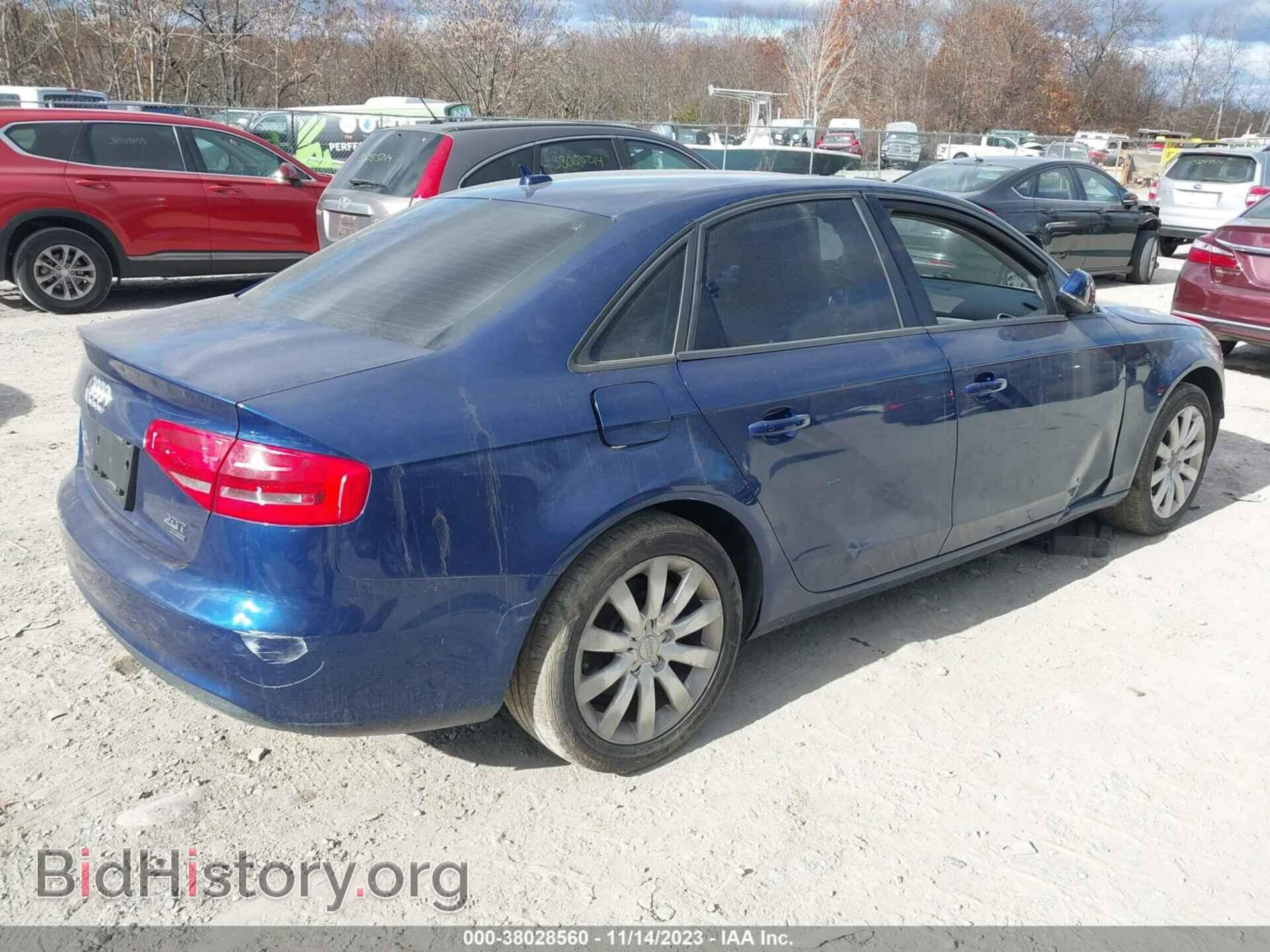 2013 AUDI A4 - VIN: WAUBFAFL4DN044006 - Photo 4