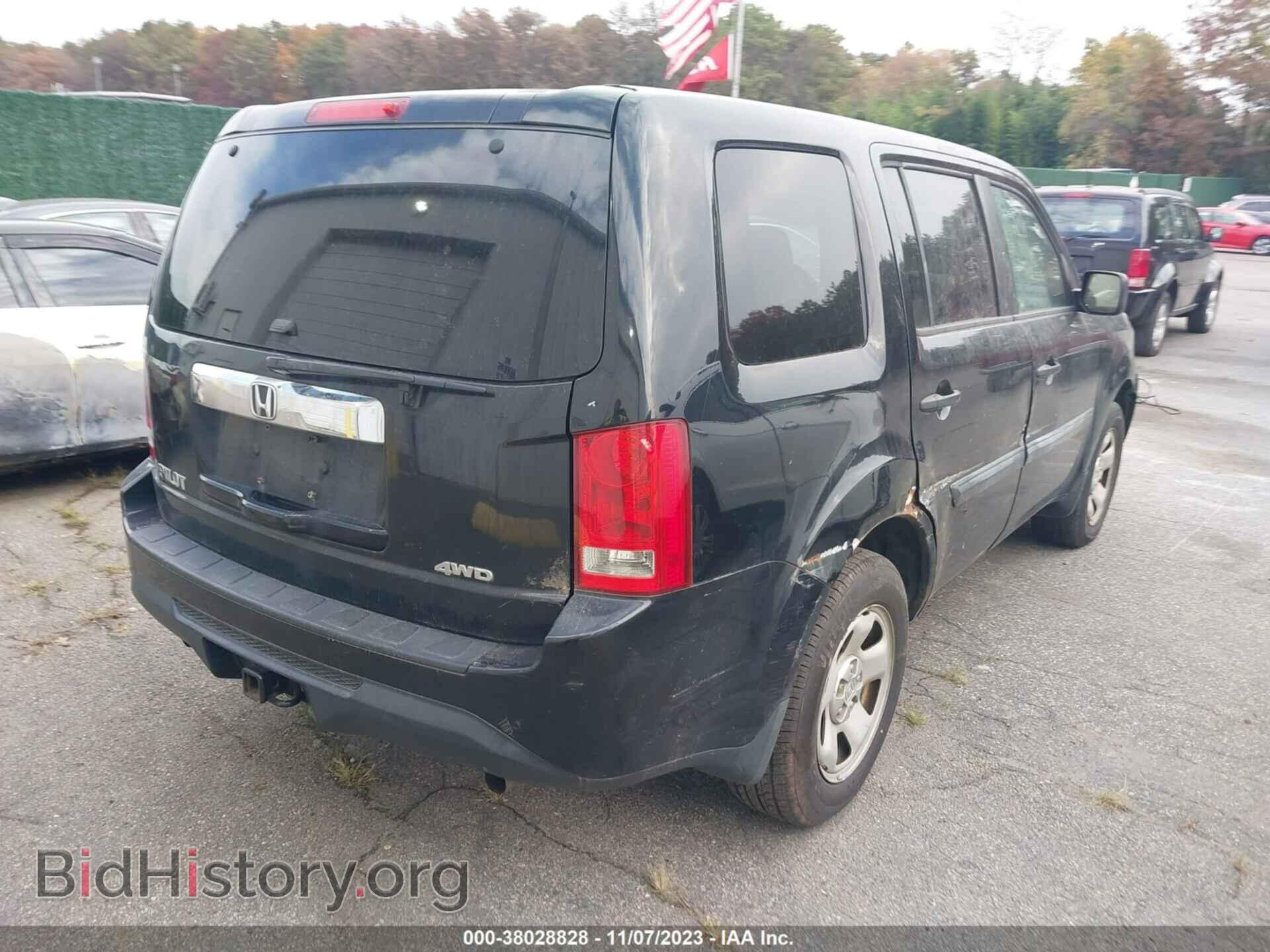 2012 HONDA PILOT - VIN: 5FNYF4H25CB069853 - Фото 4