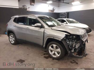 2020 Jeep COMPASS Latitude 4X4, gray — VIN 3C4NJDBBXLT228099, IAAI