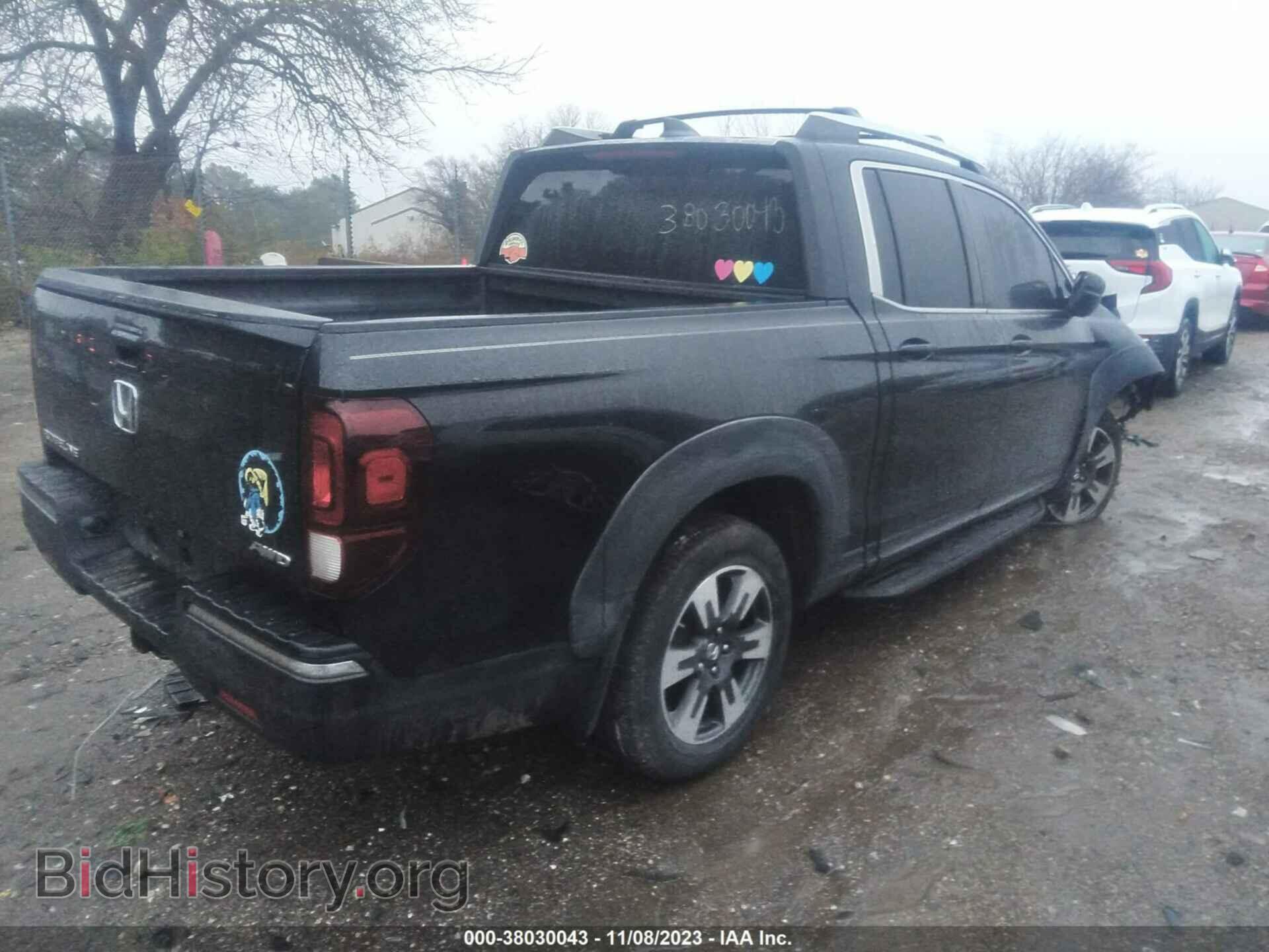 2017 HONDA RIDGELINE - VIN: 5FPYK3F57HB030358 - Фото 4