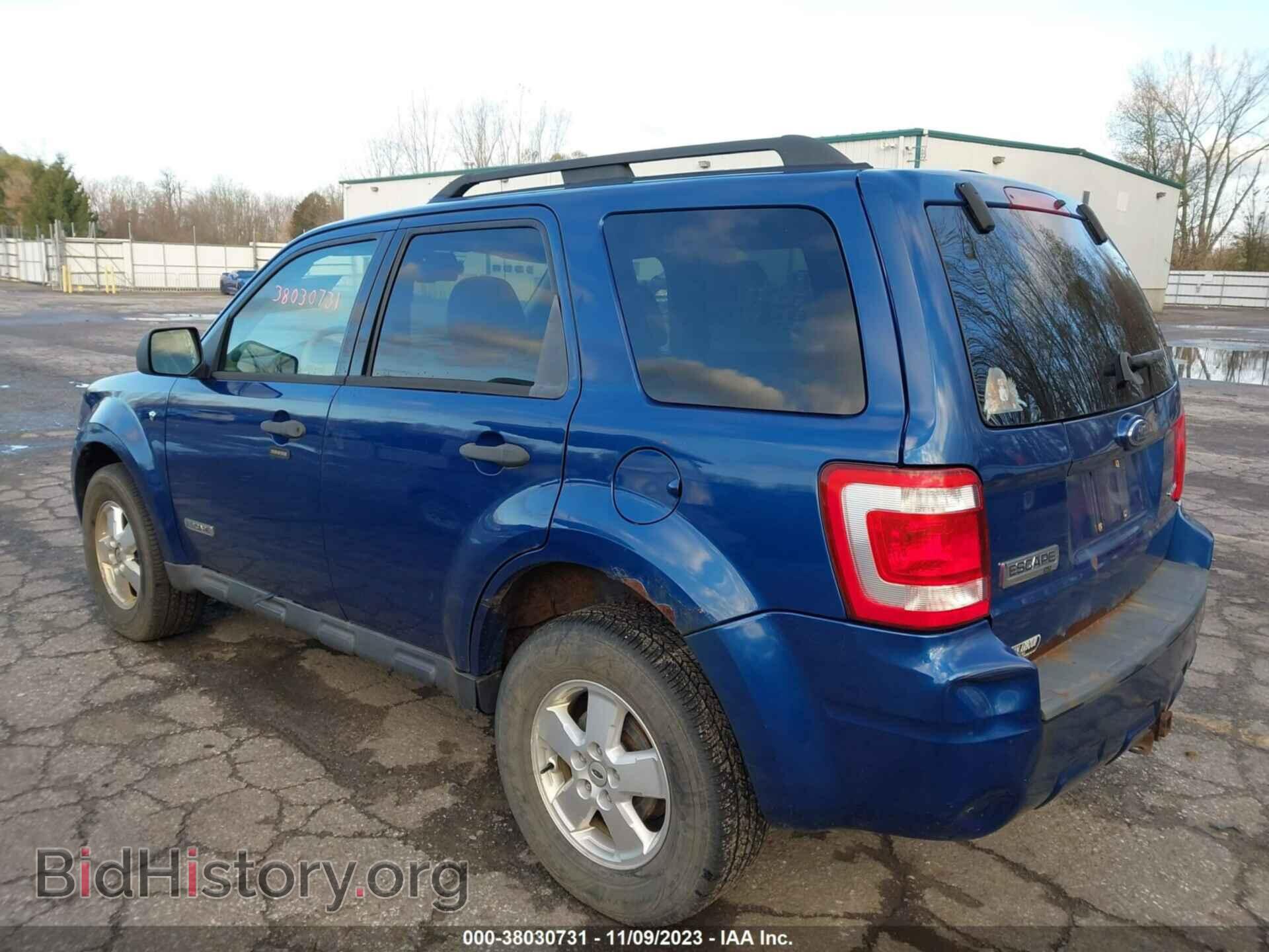 2008 FORD ESCAPE - VIN: 1FMCU93158KD22316 - Фото 3