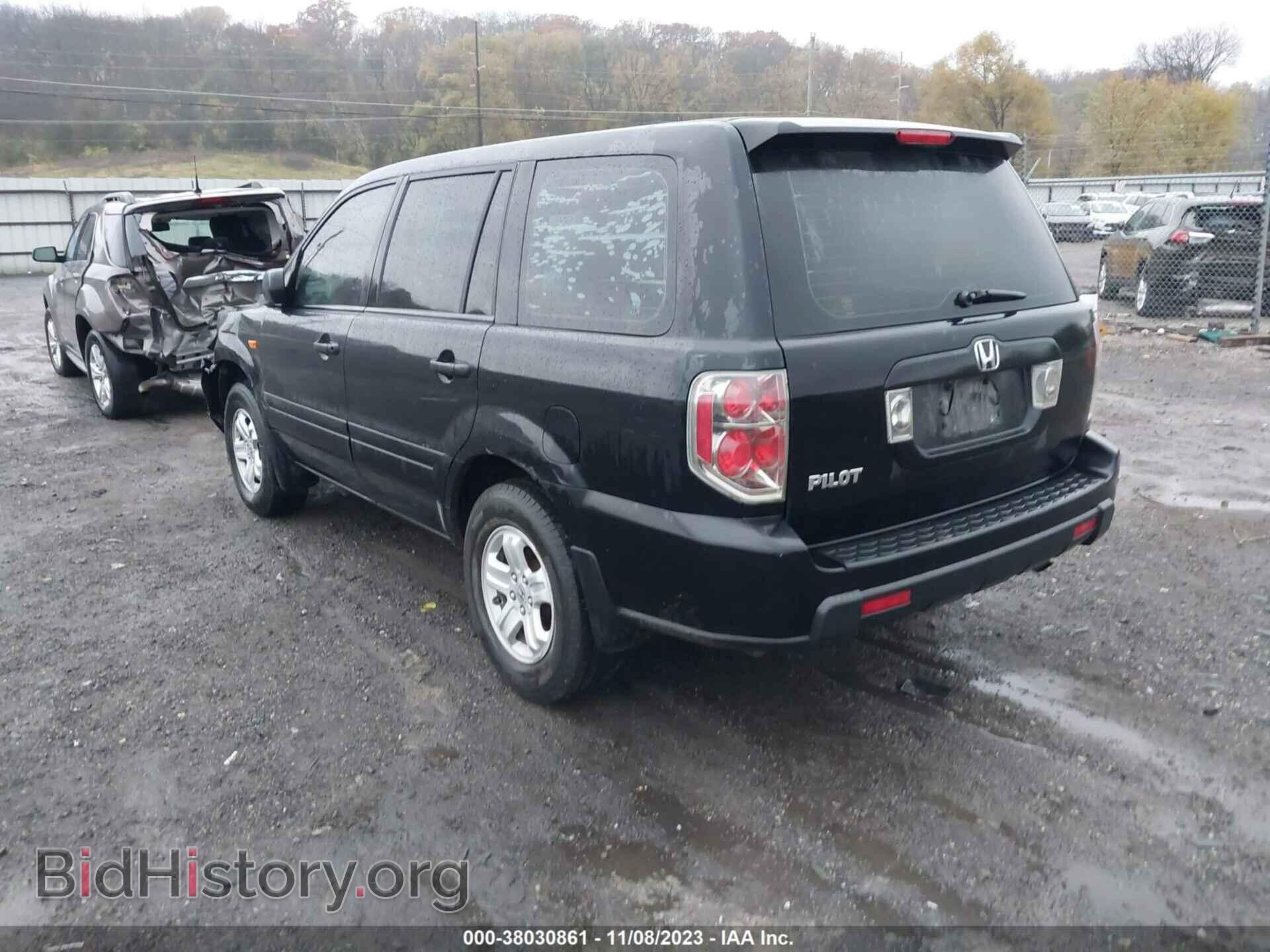 2006 HONDA PILOT - VIN: 5FNYF28176B001442 - Фото 3