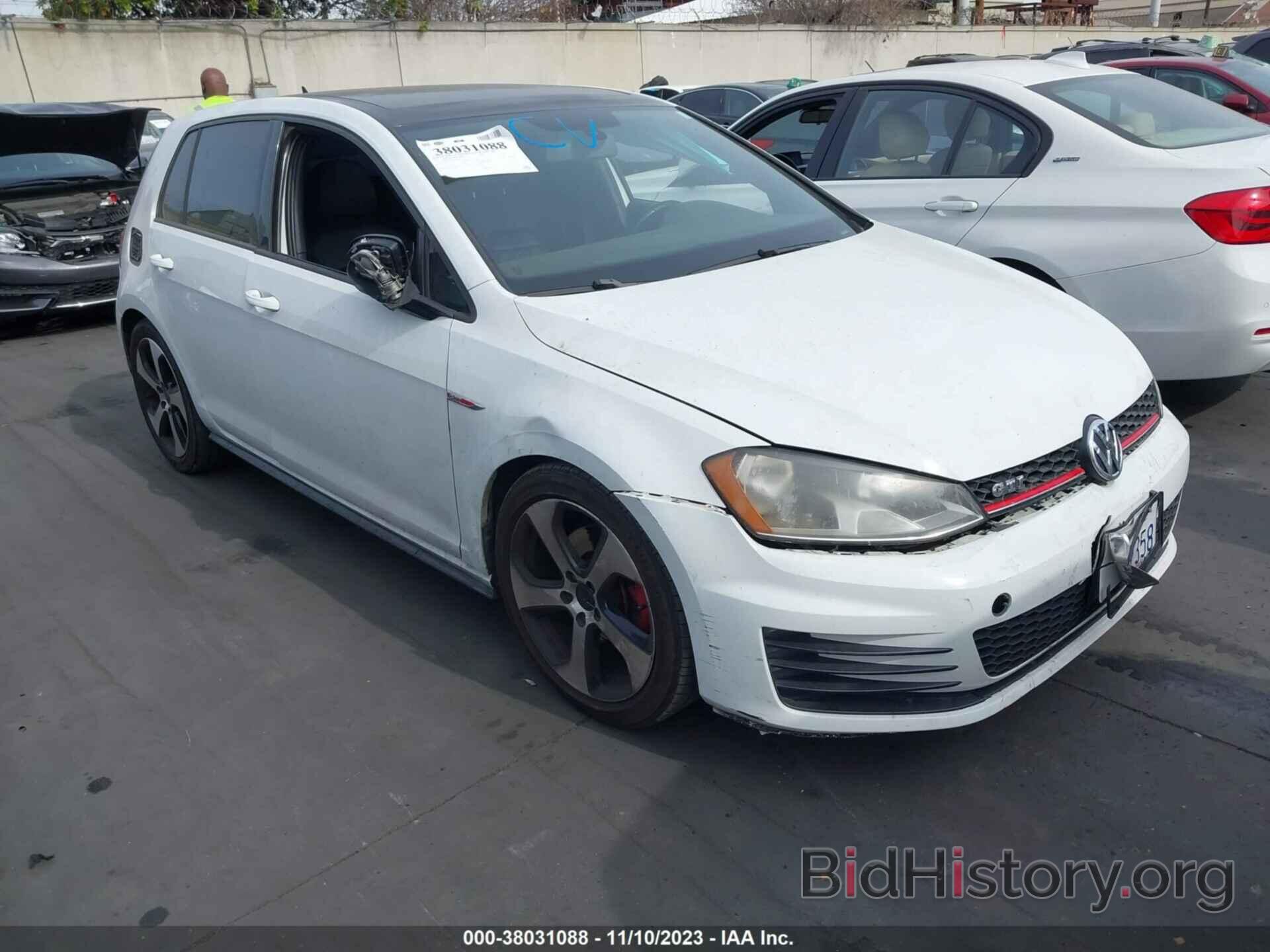 Photo 3VW4T7AU5FM003577 - VOLKSWAGEN GOLF GTI 2015