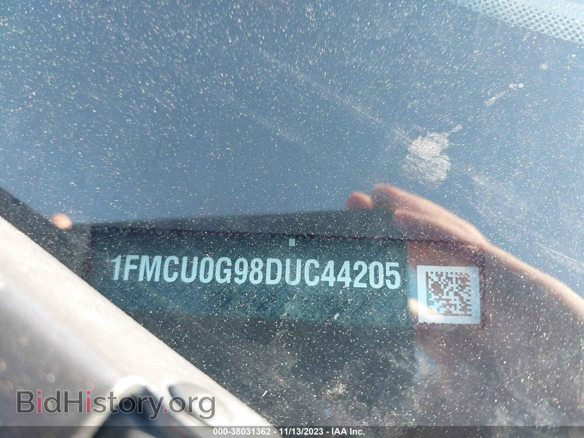 2013 FORD ESCAPE - VIN: 1FMCU0G98DUC44205 - Фото 9