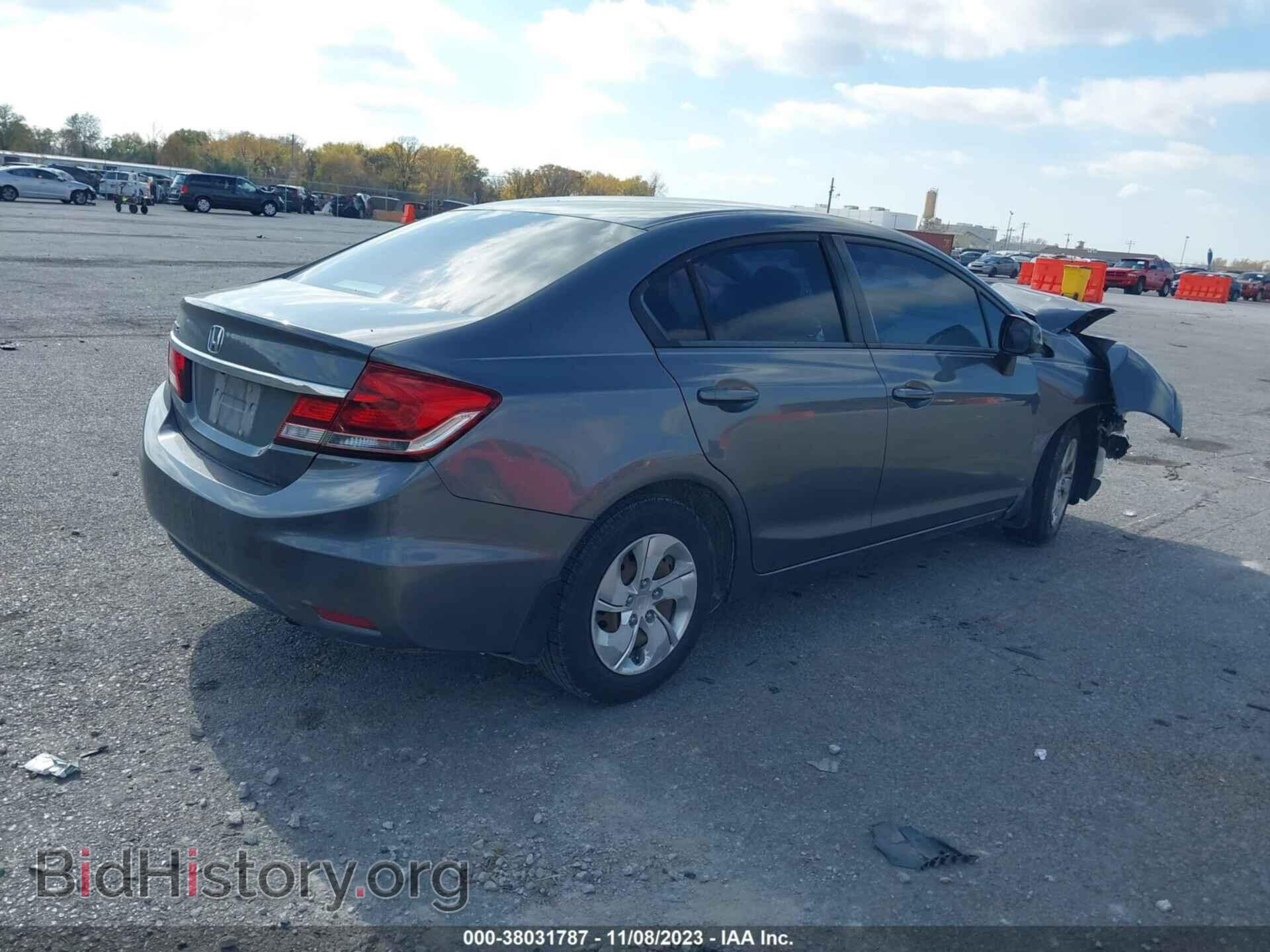 2013 HONDA CIVIC - VIN: 19XFB2F51DE035470 - Фото 4
