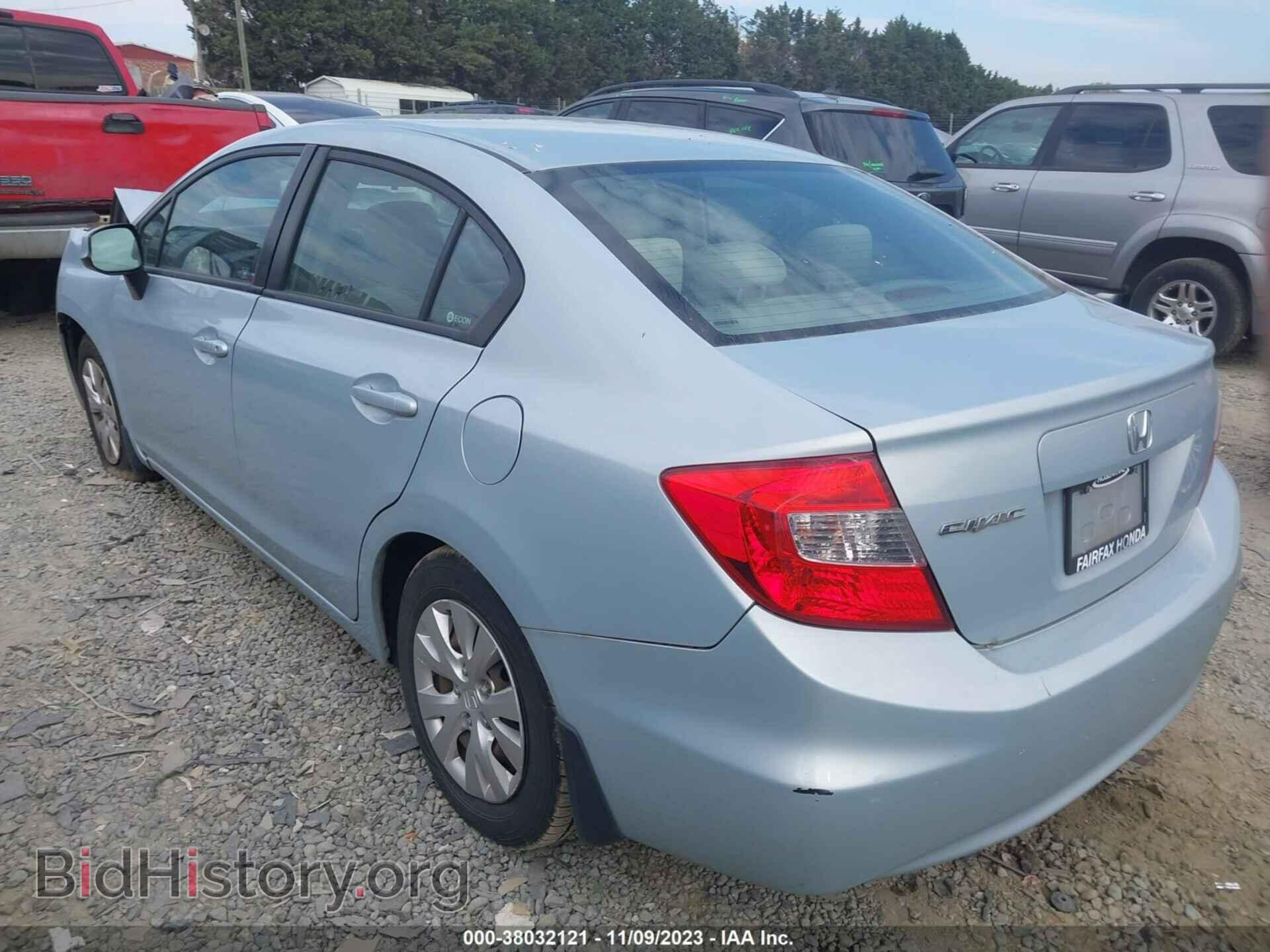 2012 HONDA CIVIC - VIN: 2HGFB2F53CH600399 - Фото 3