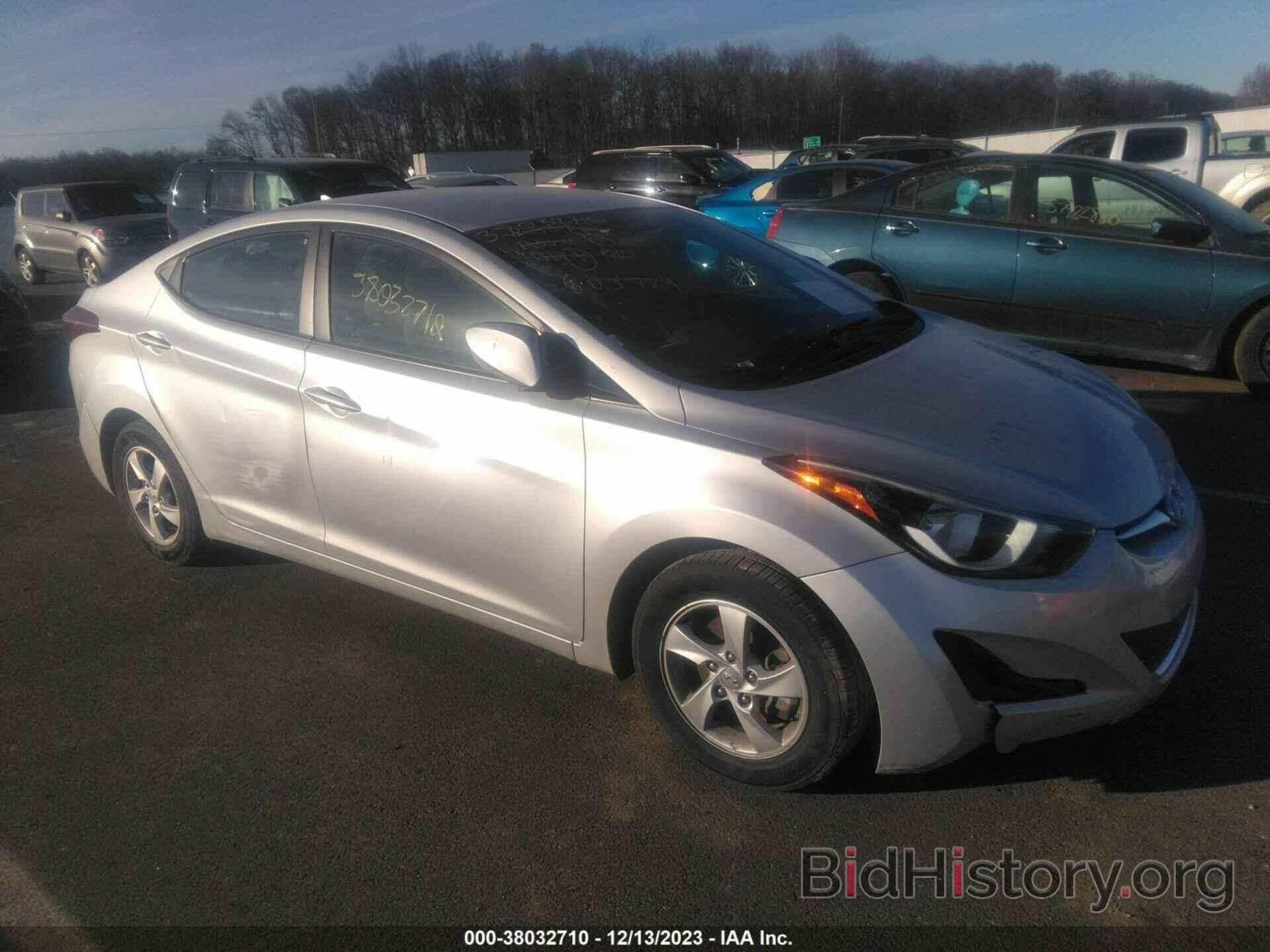 Photo 5NPDH4AE5FH603789 - HYUNDAI ELANTRA 2015