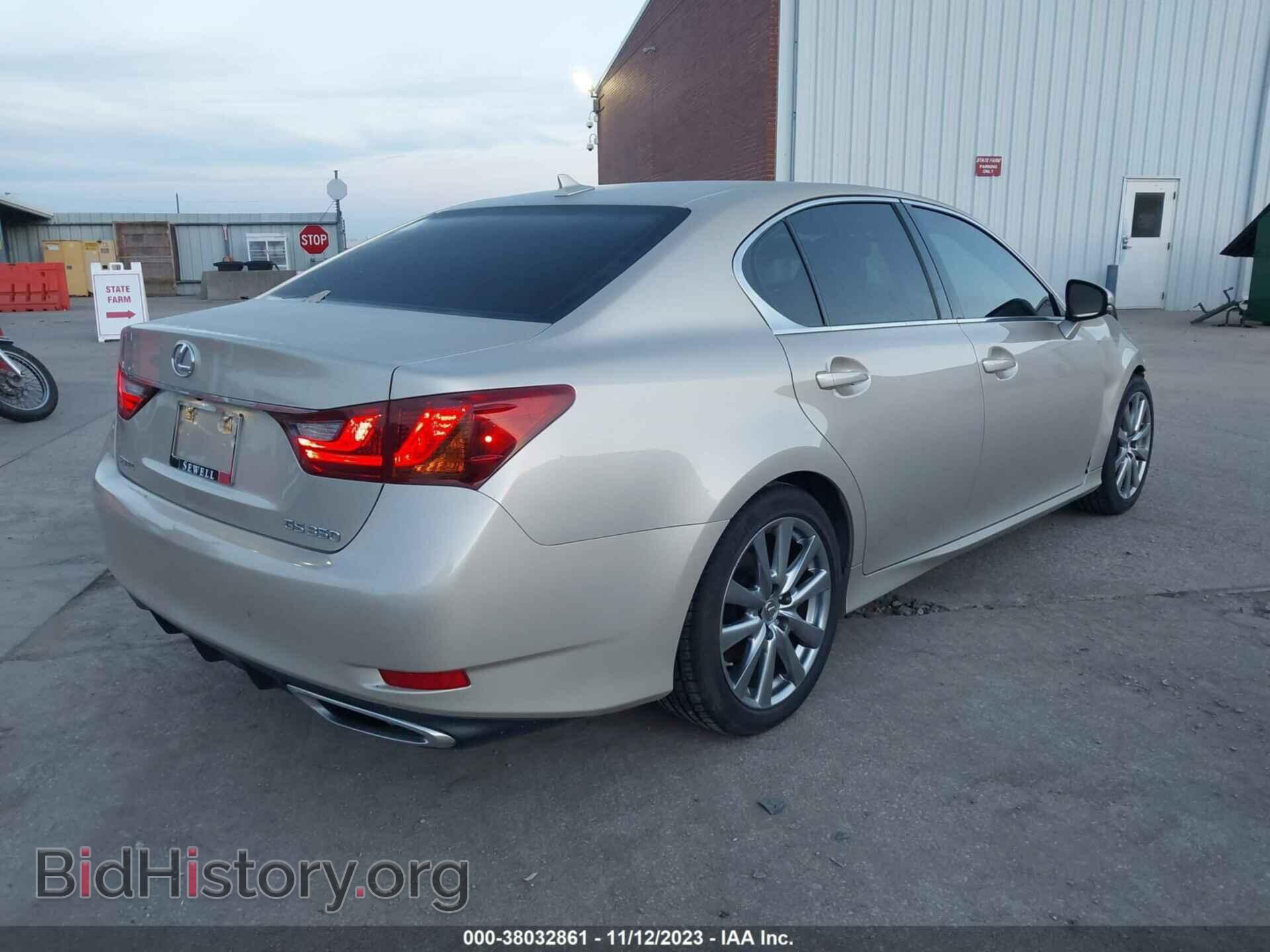 2013 LEXUS GS 350 - VIN: JTHBE1BL5D5003197 - Фото 4