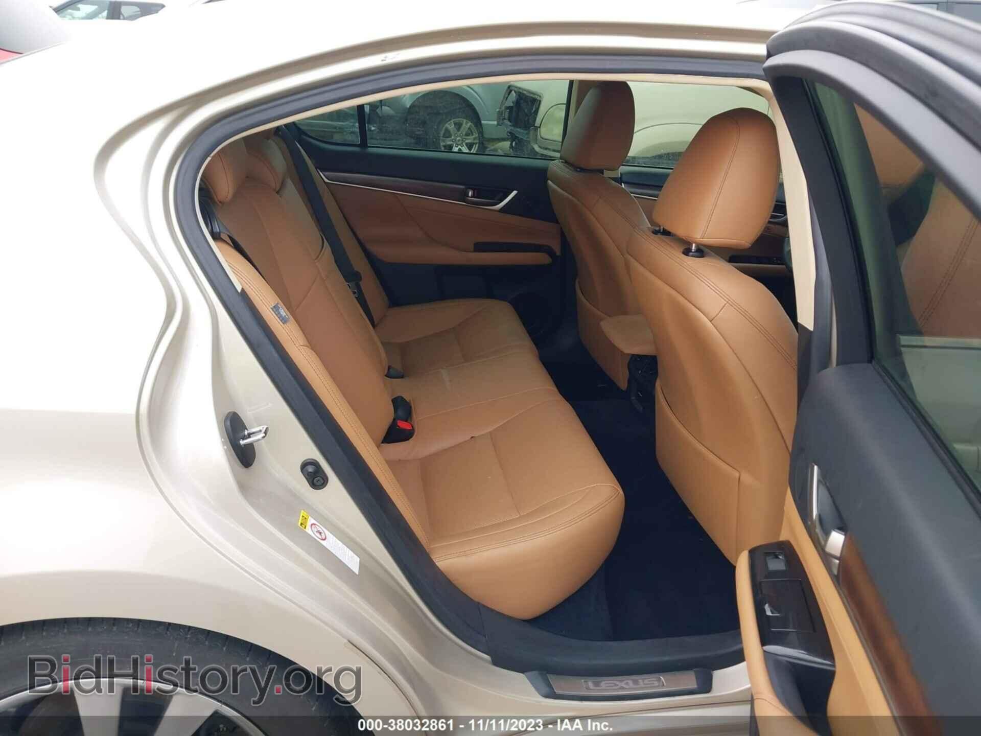 2013 LEXUS GS 350 - VIN: JTHBE1BL5D5003197 - Фото 8