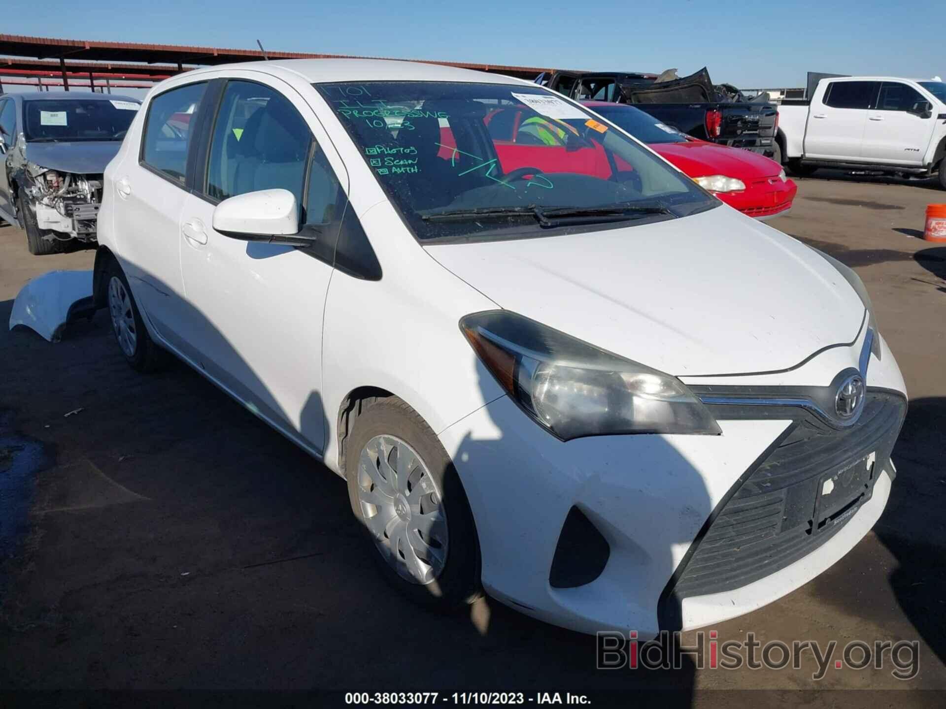 Photo VNKKTUD39FA047095 - TOYOTA YARIS 2015