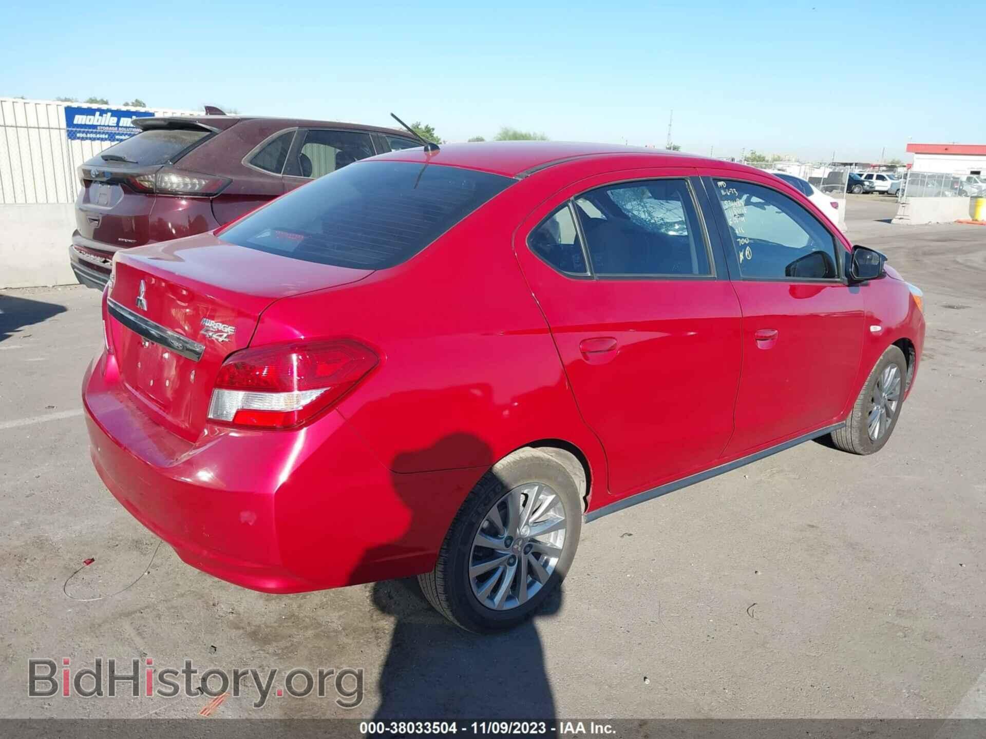 2019 MITSUBISHI MIRAGE G4 - VIN: ML32F3FJ7KHF08761 - Фото 4
