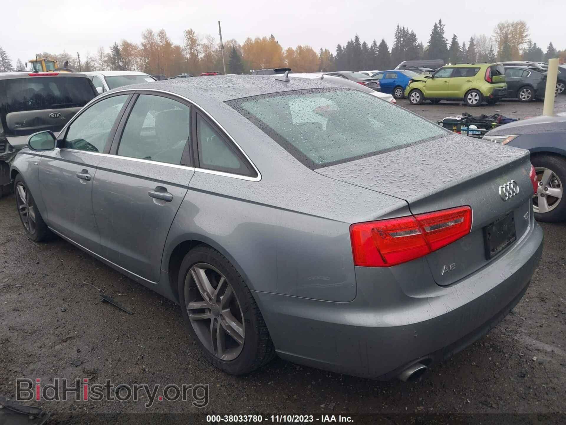 2012 AUDI A6 - VIN: WAUGGAFC2CN118833 - Фото 3