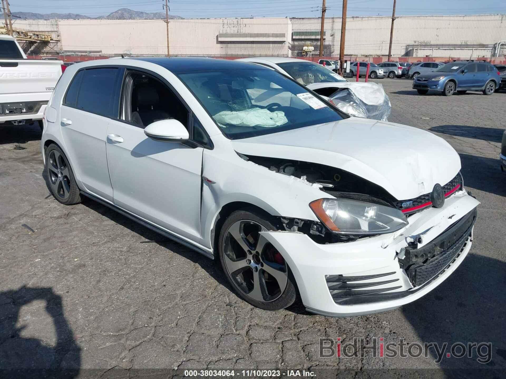 Photo 3VW4T7AU3FM004243 - VOLKSWAGEN GOLF GTI 2015