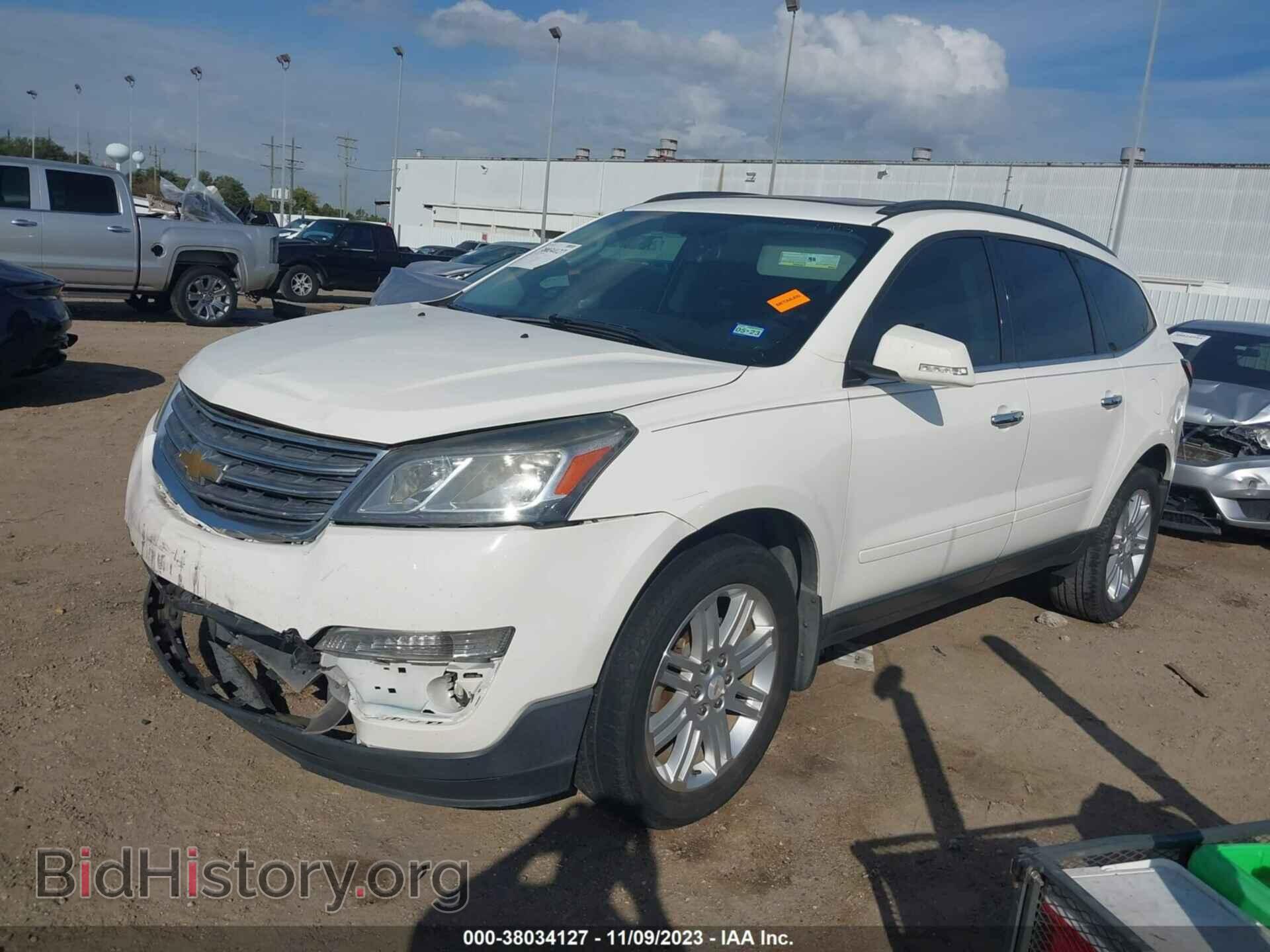 2014 CHEVROLET TRAVERSE - VIN: 1GNKRGKD8EJ171367 - Фото 2