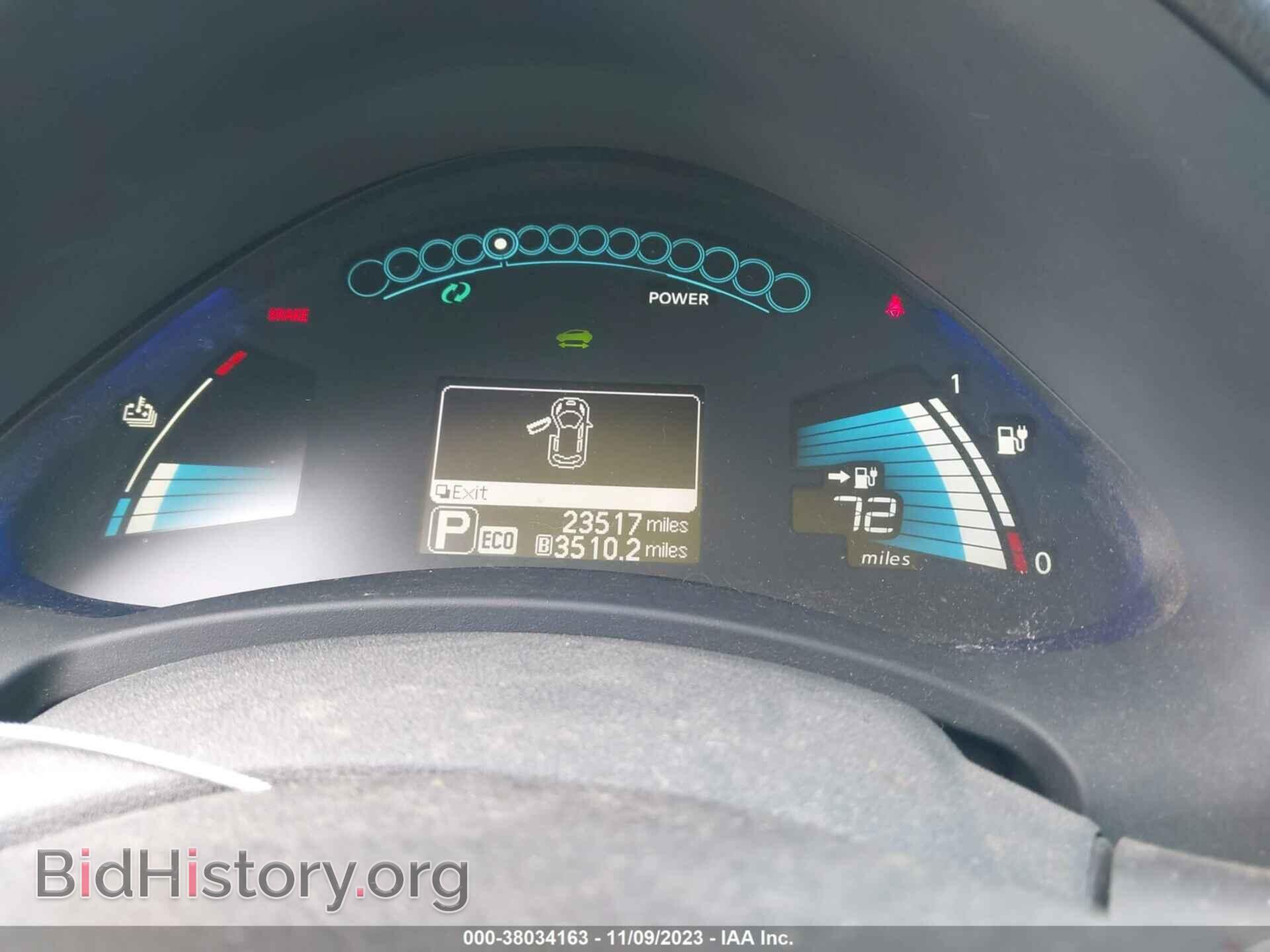 2016 NISSAN LEAF - VIN: 1N4BZ0CP3GC309175 - Фото 7