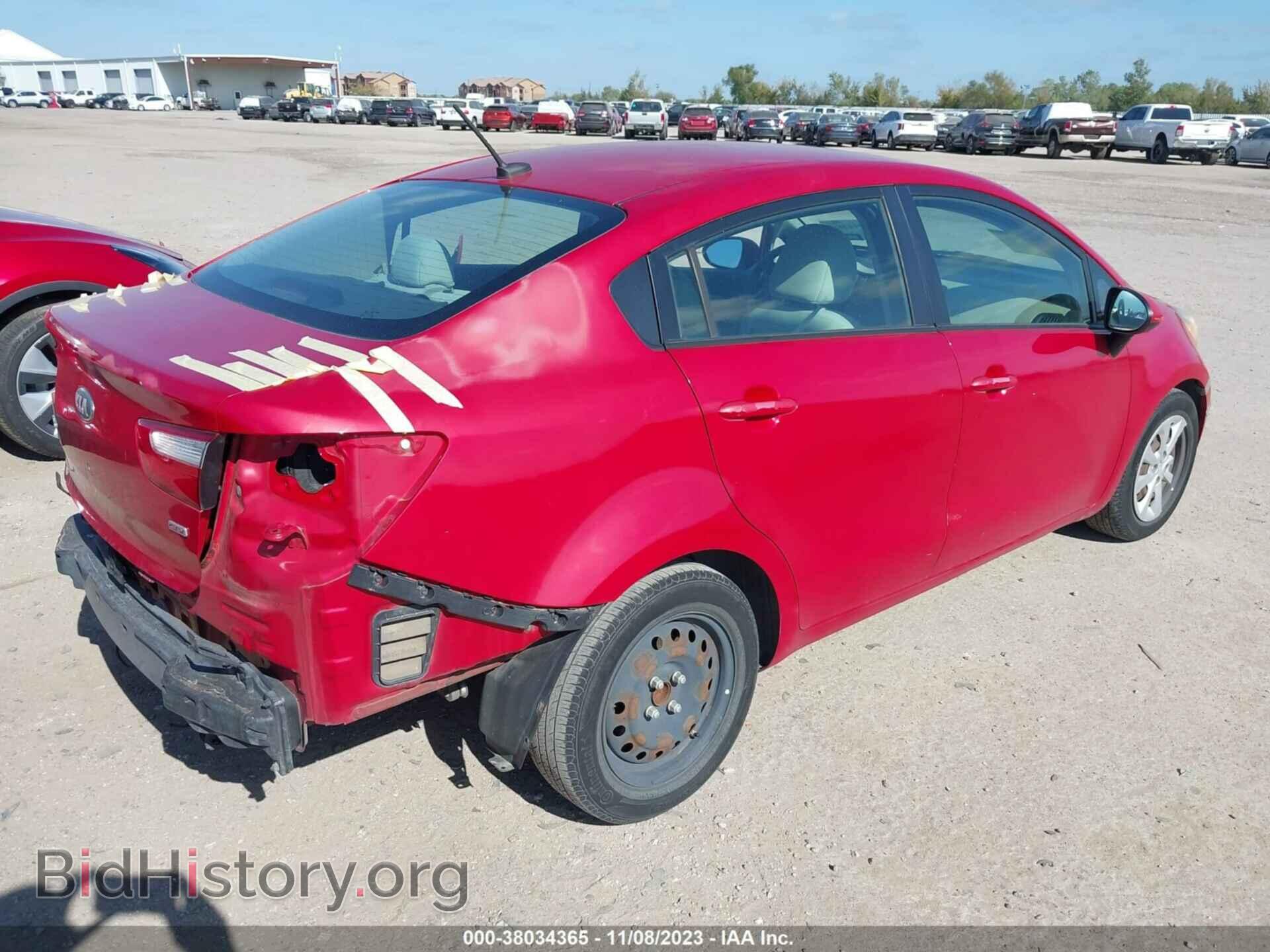 2013 KIA RIO - VIN: KNADM4A36D6144948 - Фото 4