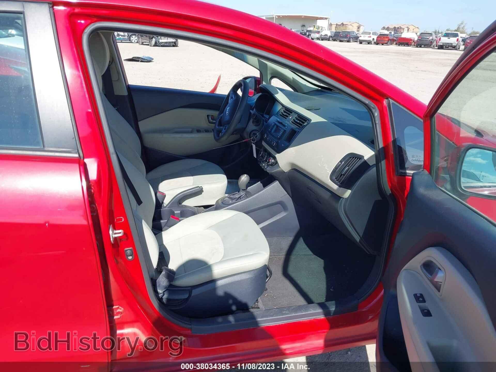 2013 KIA RIO - VIN: KNADM4A36D6144948 - Фото 5