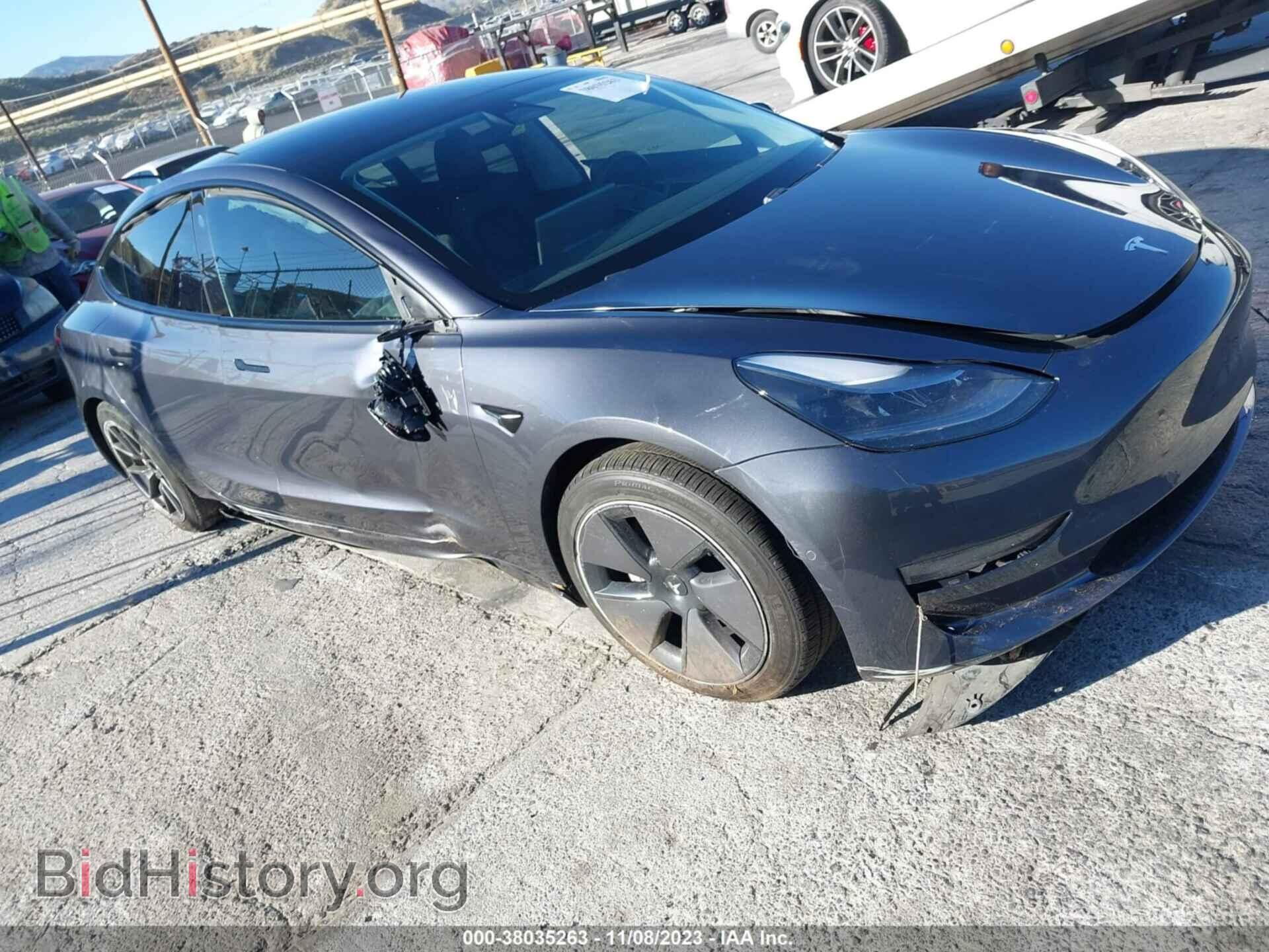 Photo 5YJ3E1EB9MF079576 - TESLA MODEL 3 2021