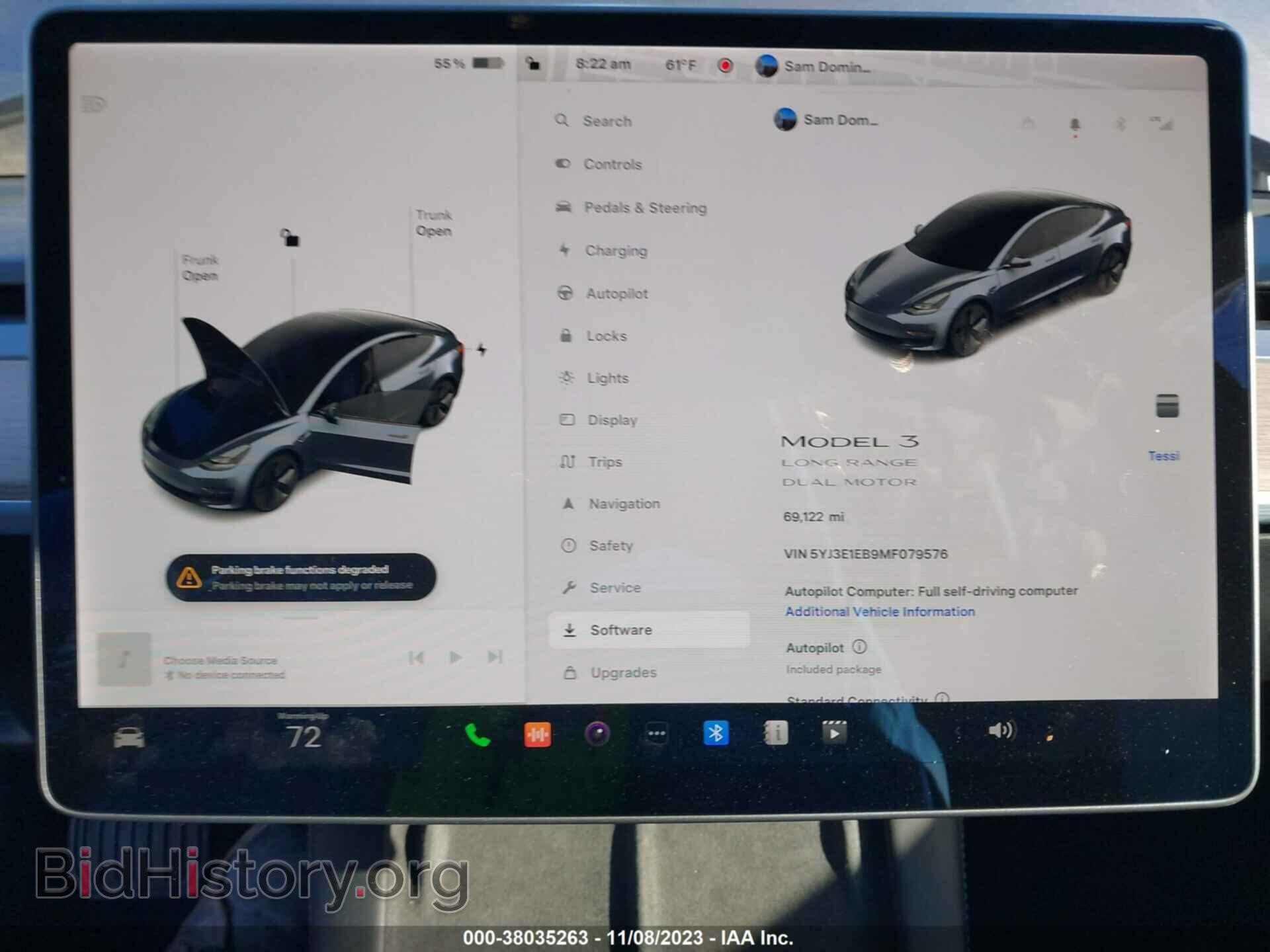 2021 TESLA MODEL 3 - VIN: 5YJ3E1EB9MF079576 - Фото 17
