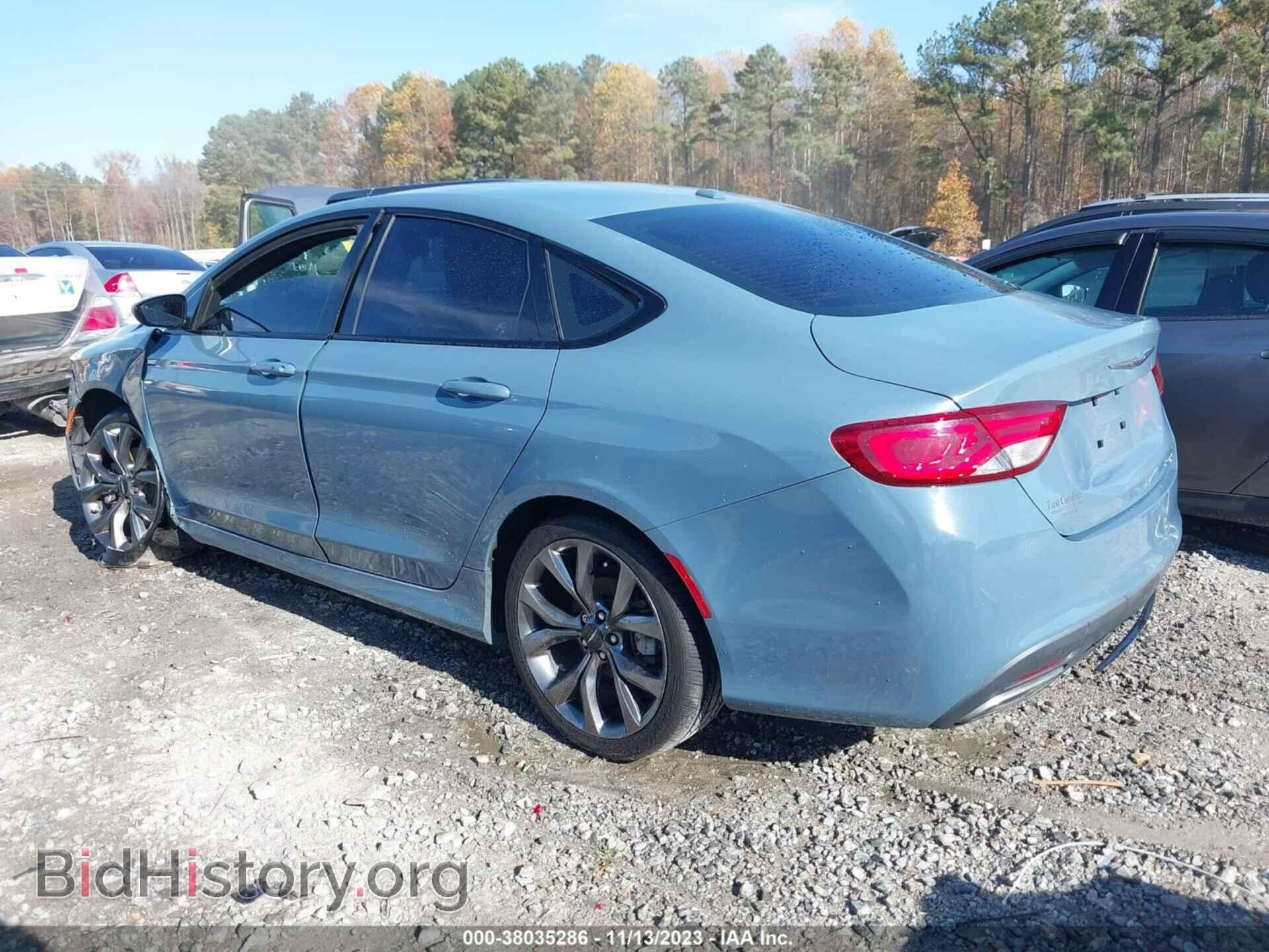 2015 CHRYSLER 200 - VIN: 1C3CCCBB7FN625967 - Фото 3