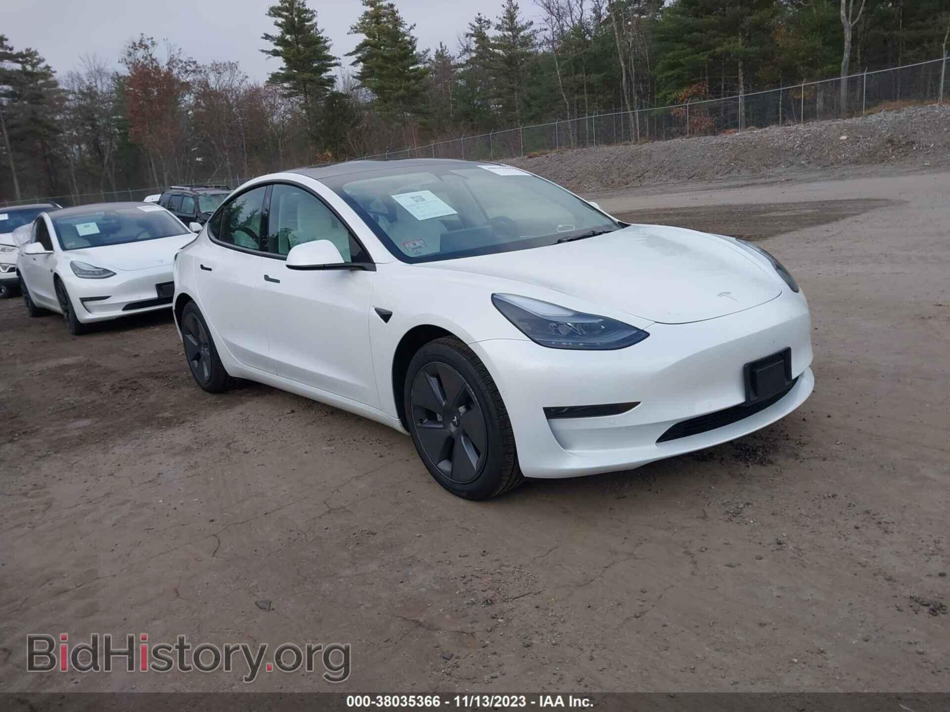 Фотография 5YJ3E1EA1NF337730 - TESLA MODEL 3 2022