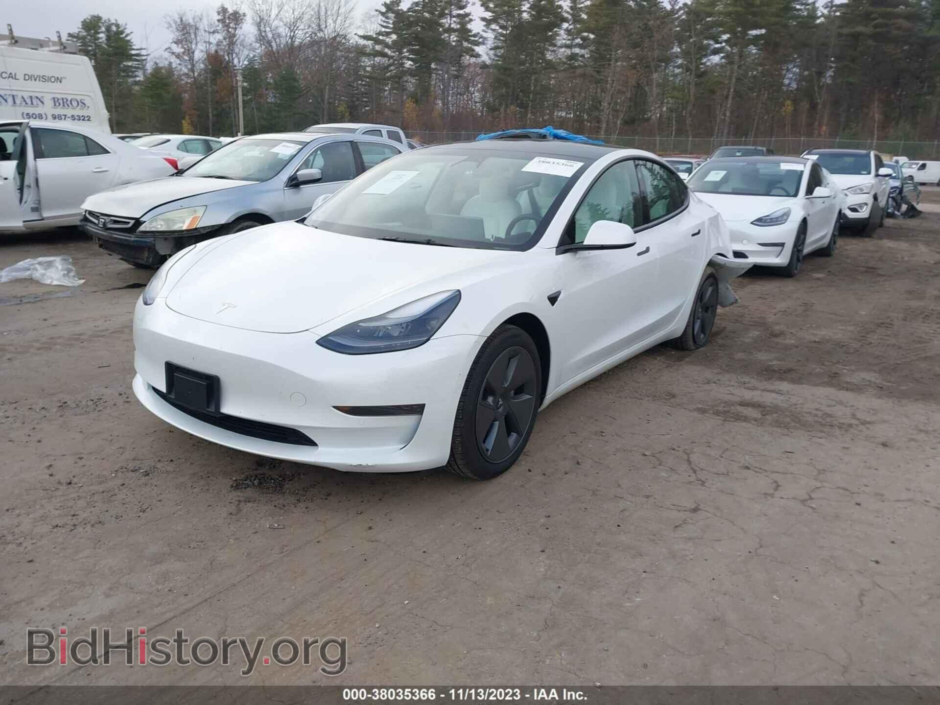2022 TESLA MODEL 3 - VIN: 5YJ3E1EA1NF337730 - Фото 2