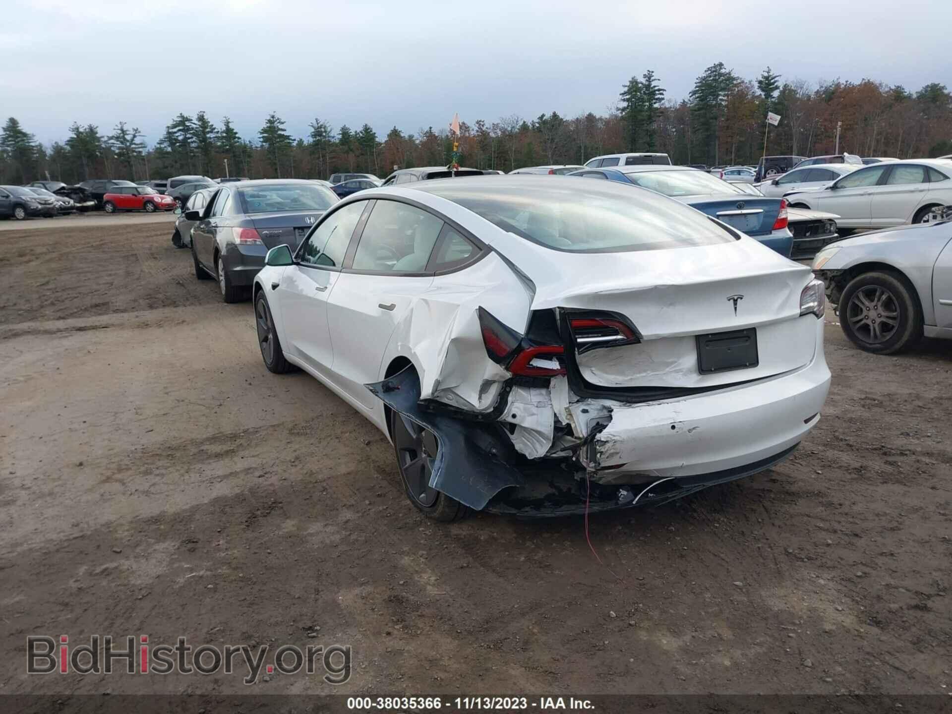 2022 TESLA MODEL 3 - VIN: 5YJ3E1EA1NF337730 - Фото 3