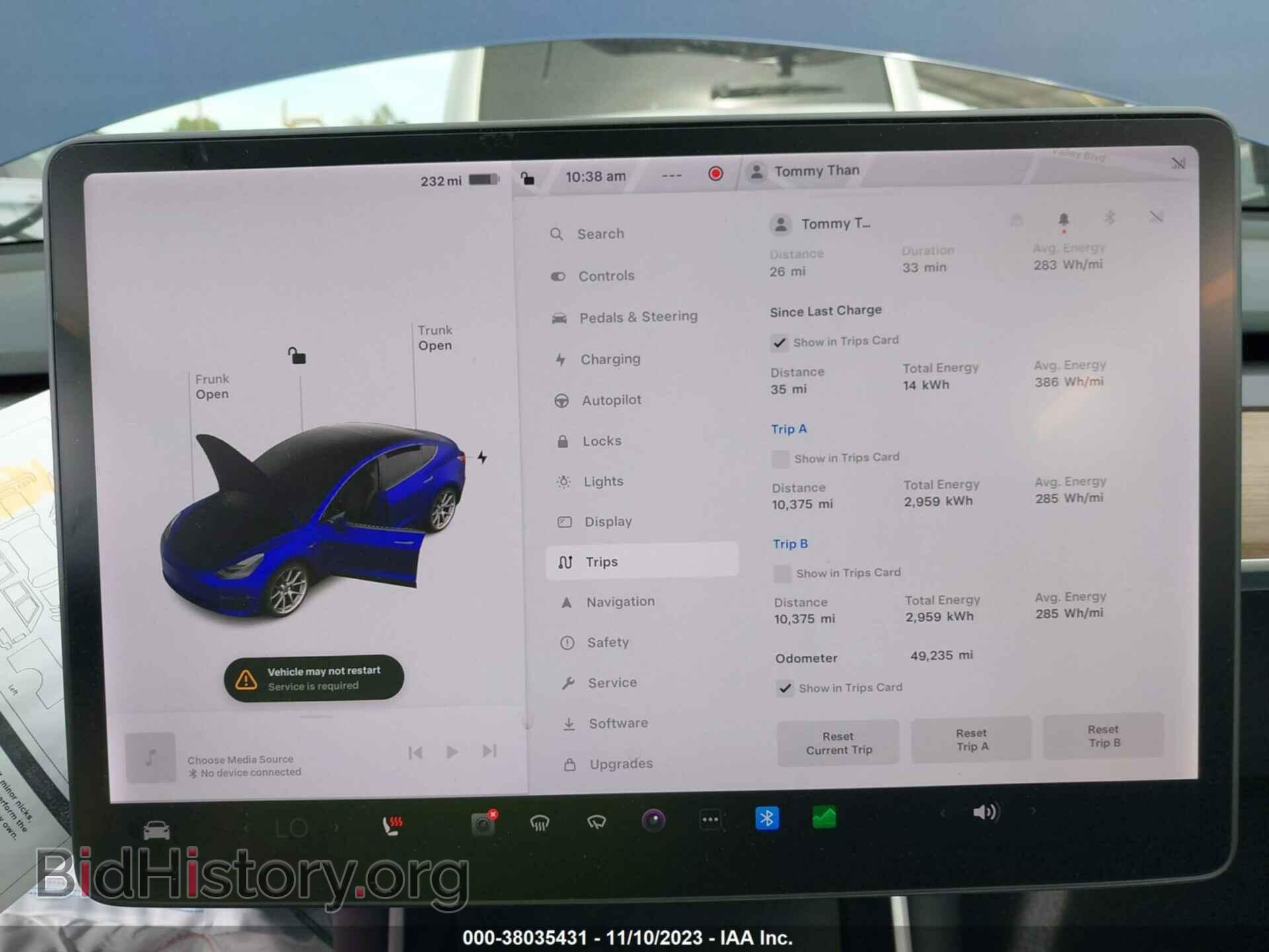 2020 TESLA MODEL 3 - VIN: 5YJ3E1EC1LF602306 - Фото 7