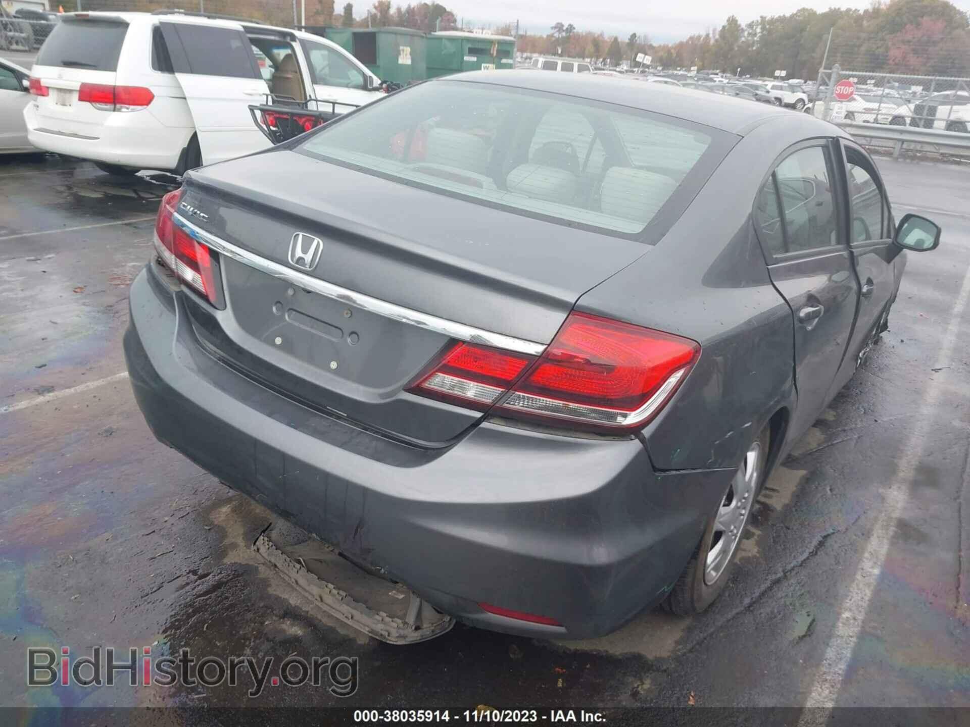 2013 HONDA CIVIC - VIN: 19XFB2F52DE211961 - Фото 4
