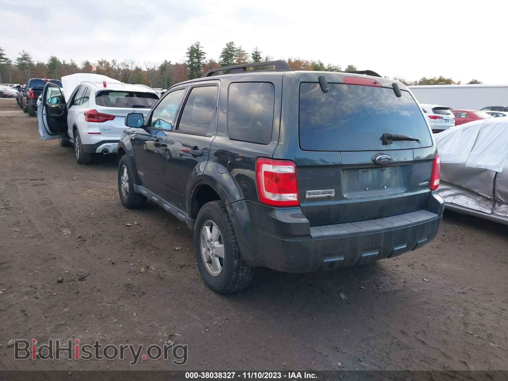 2008 FORD ESCAPE - VIN: 1FMCU93138KC81068 - Фото 3