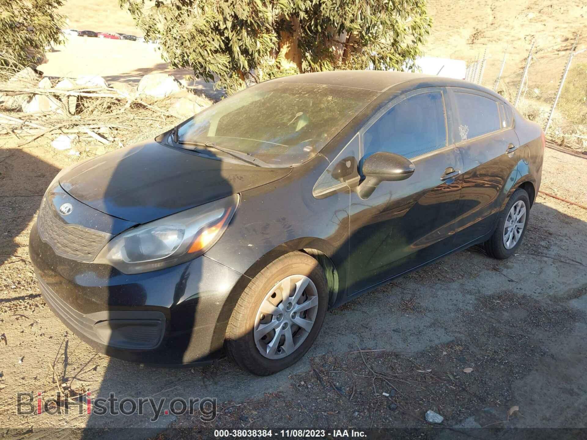2014 KIA RIO - VIN: KNADM4A32E6357834 - Фото 2