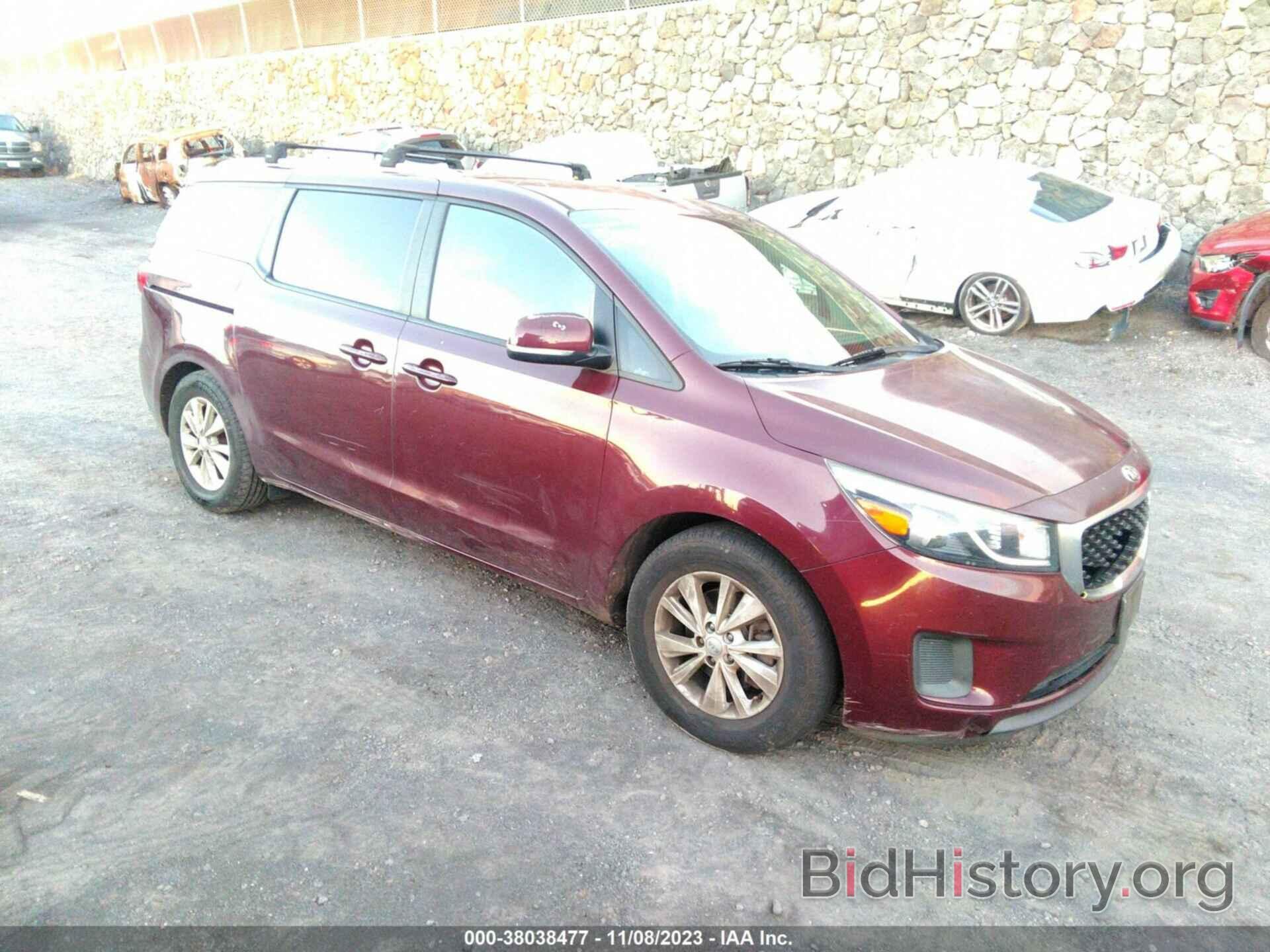 Photo KNDMB5C18G6128796 - KIA SEDONA 2016