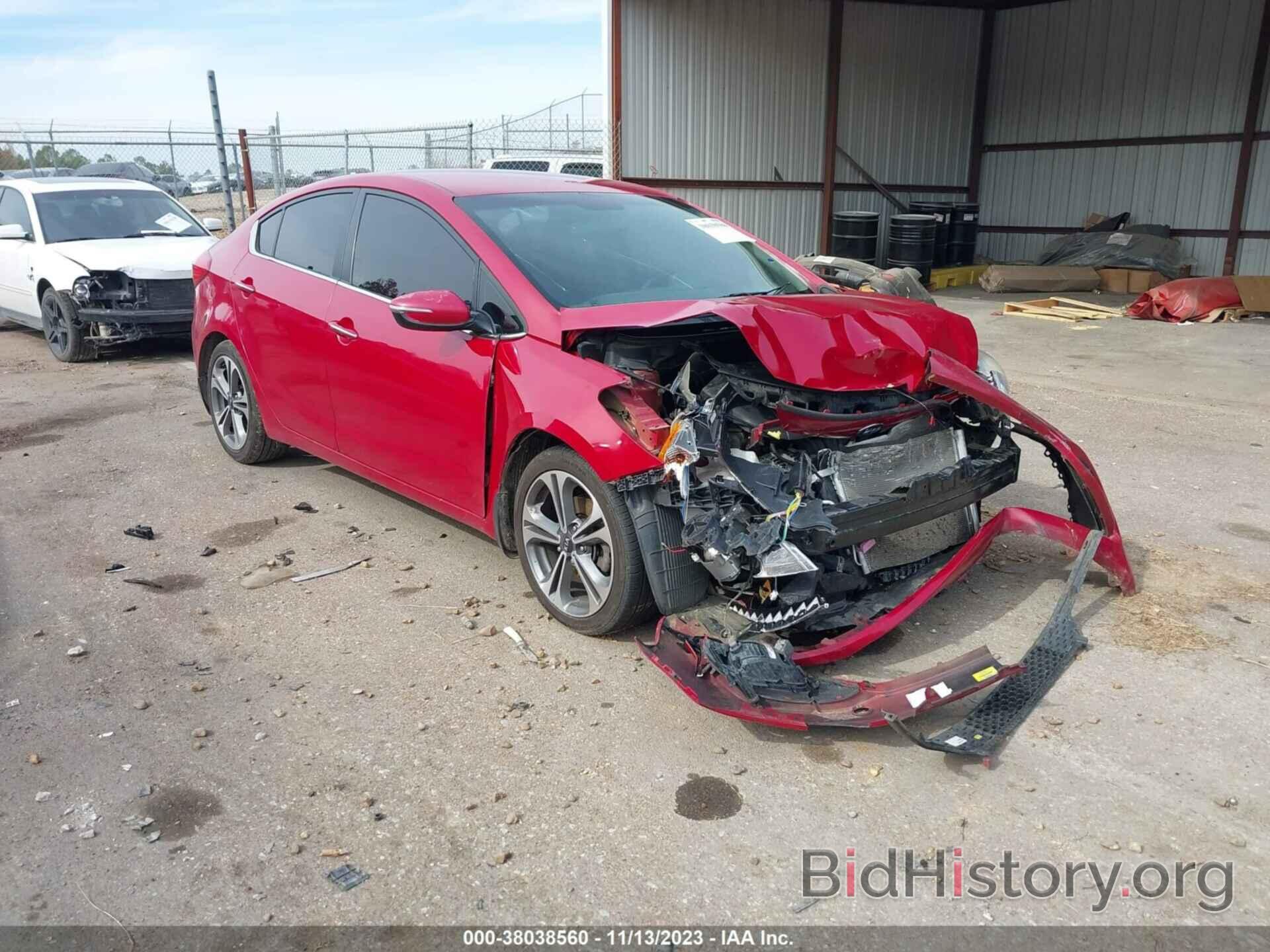 Photo KNAFX4A86G5545373 - KIA FORTE 2016