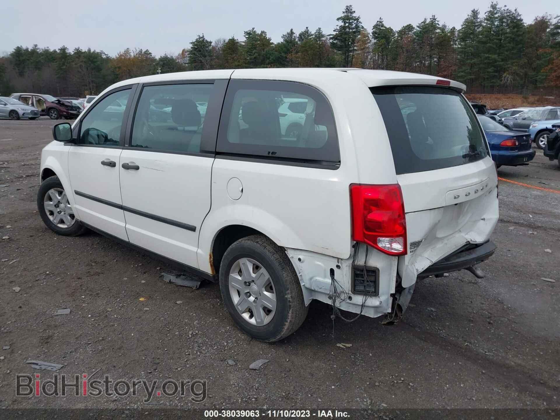 2013 DODGE GRAND CARAVAN - VIN: 2C4RDGBG6DR640434 - Фото 3
