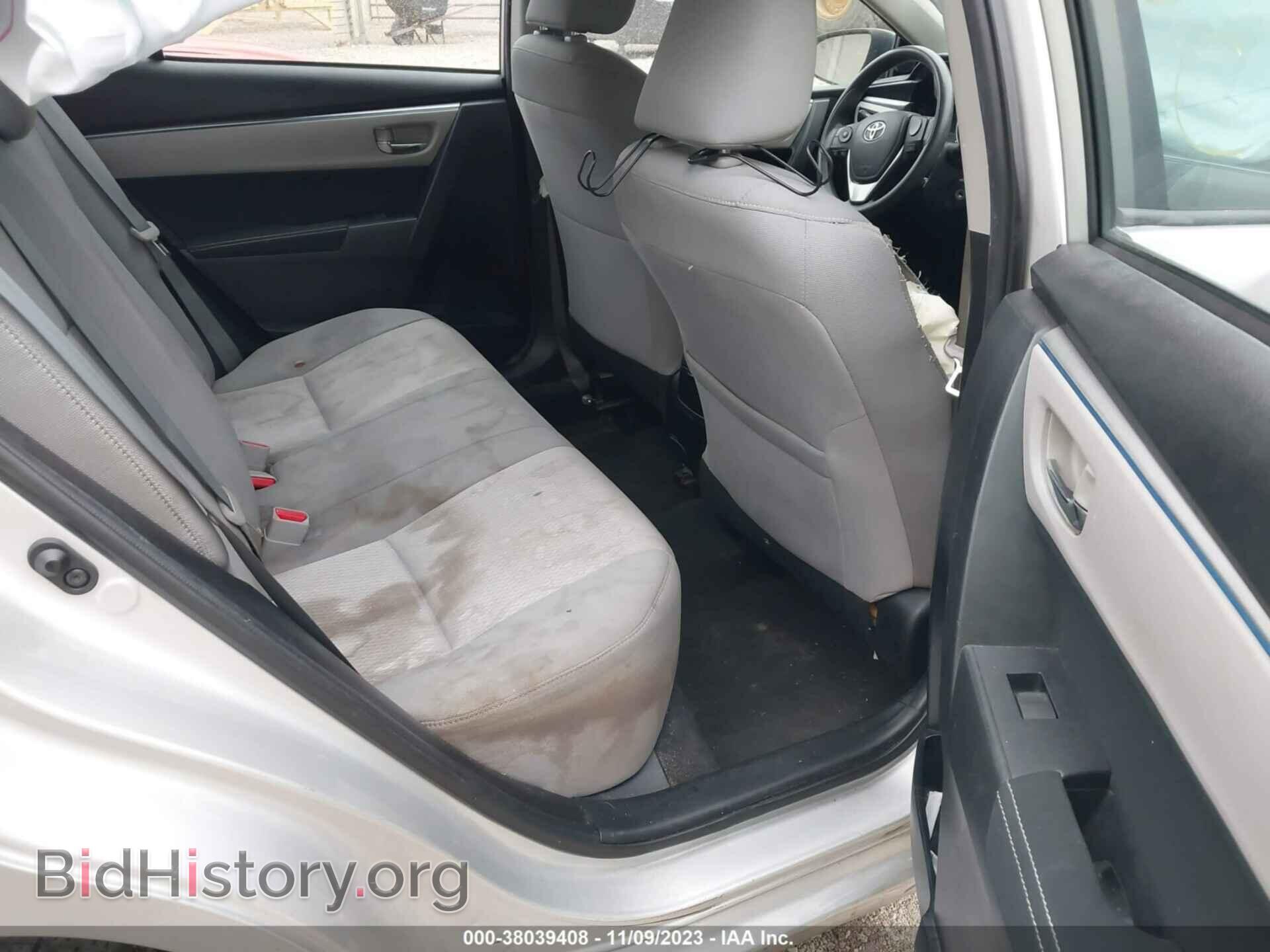 2014 TOYOTA COROLLA - VIN: 5YFBURHE3EP053290 - Фото 8