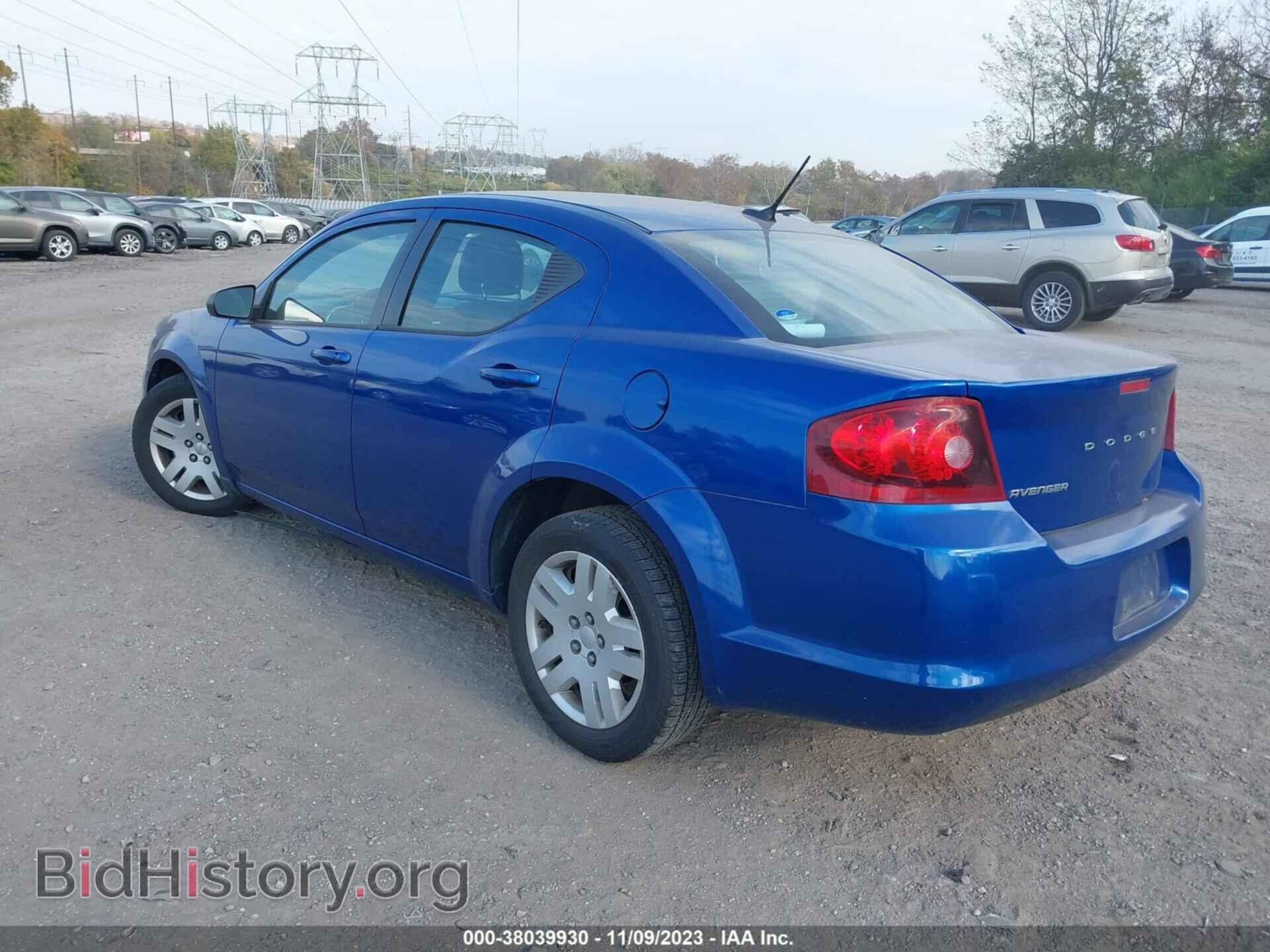 2013 DODGE AVENGER - VIN: 1C3CDZAB1DN611254 - Photo 3