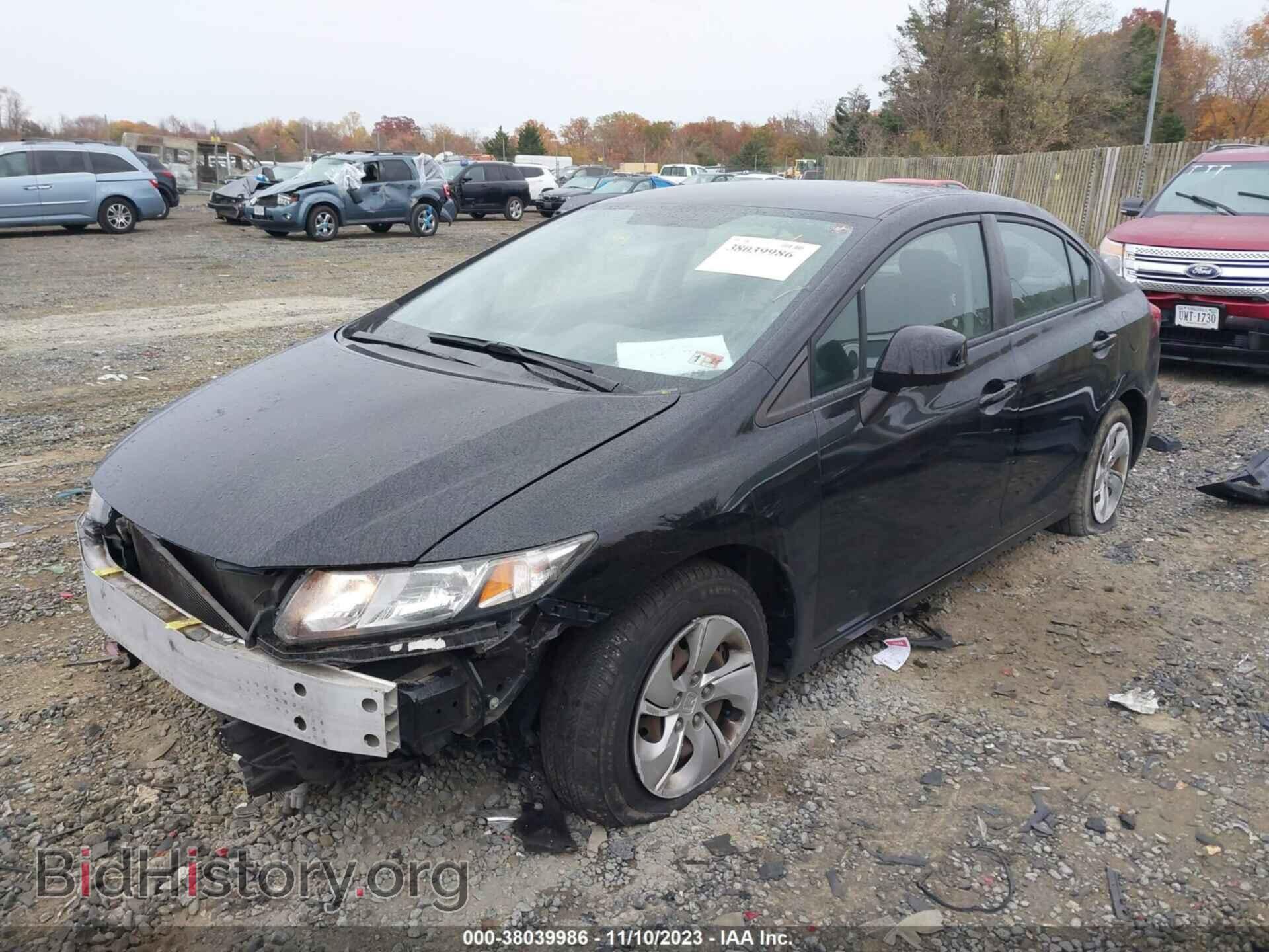 2013 HONDA CIVIC - VIN: 2HGFB2F53DH539038 - Фото 2