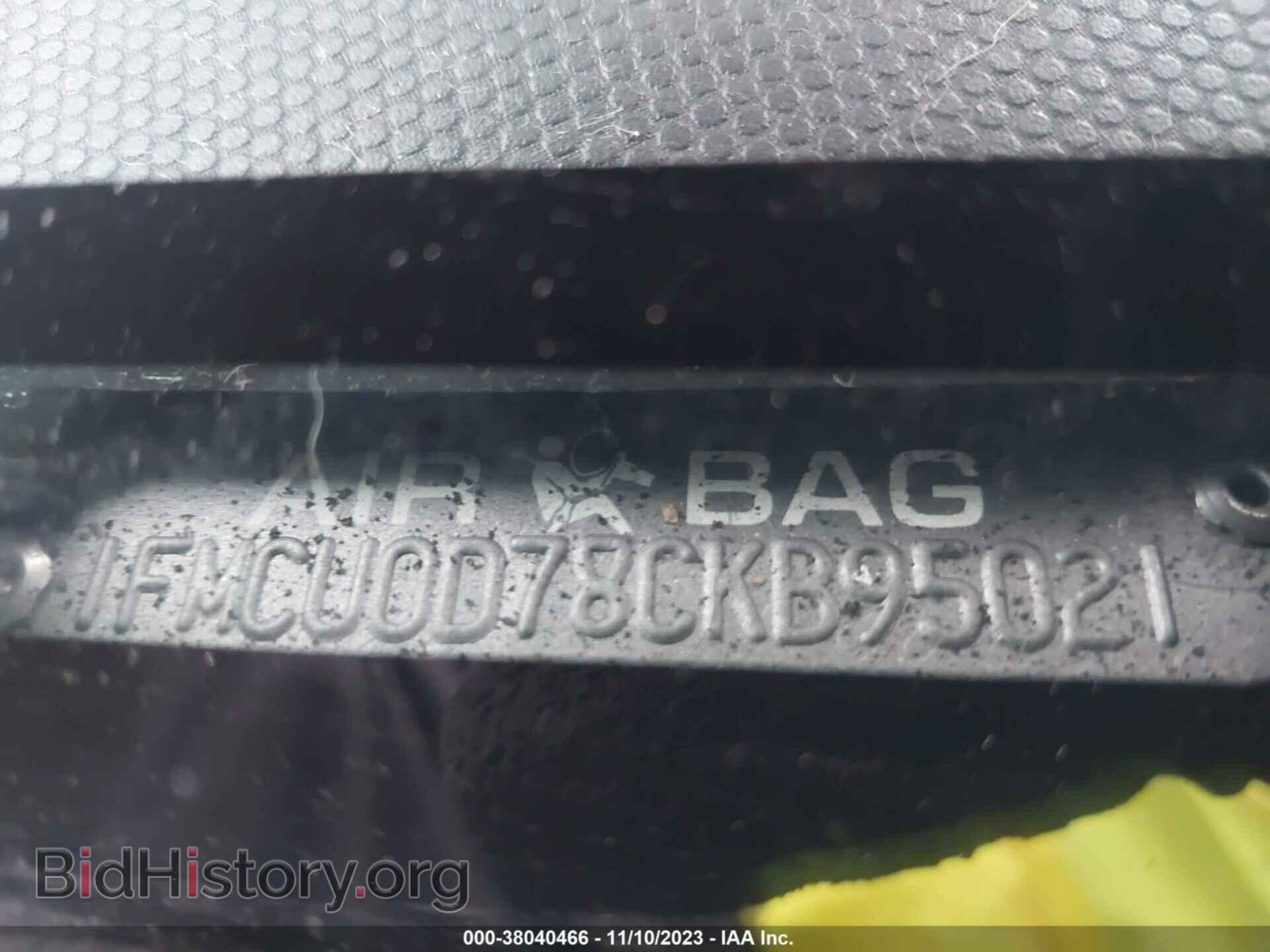 2012 FORD ESCAPE - VIN: 1FMCU0D78CKB95021 - Фото 9