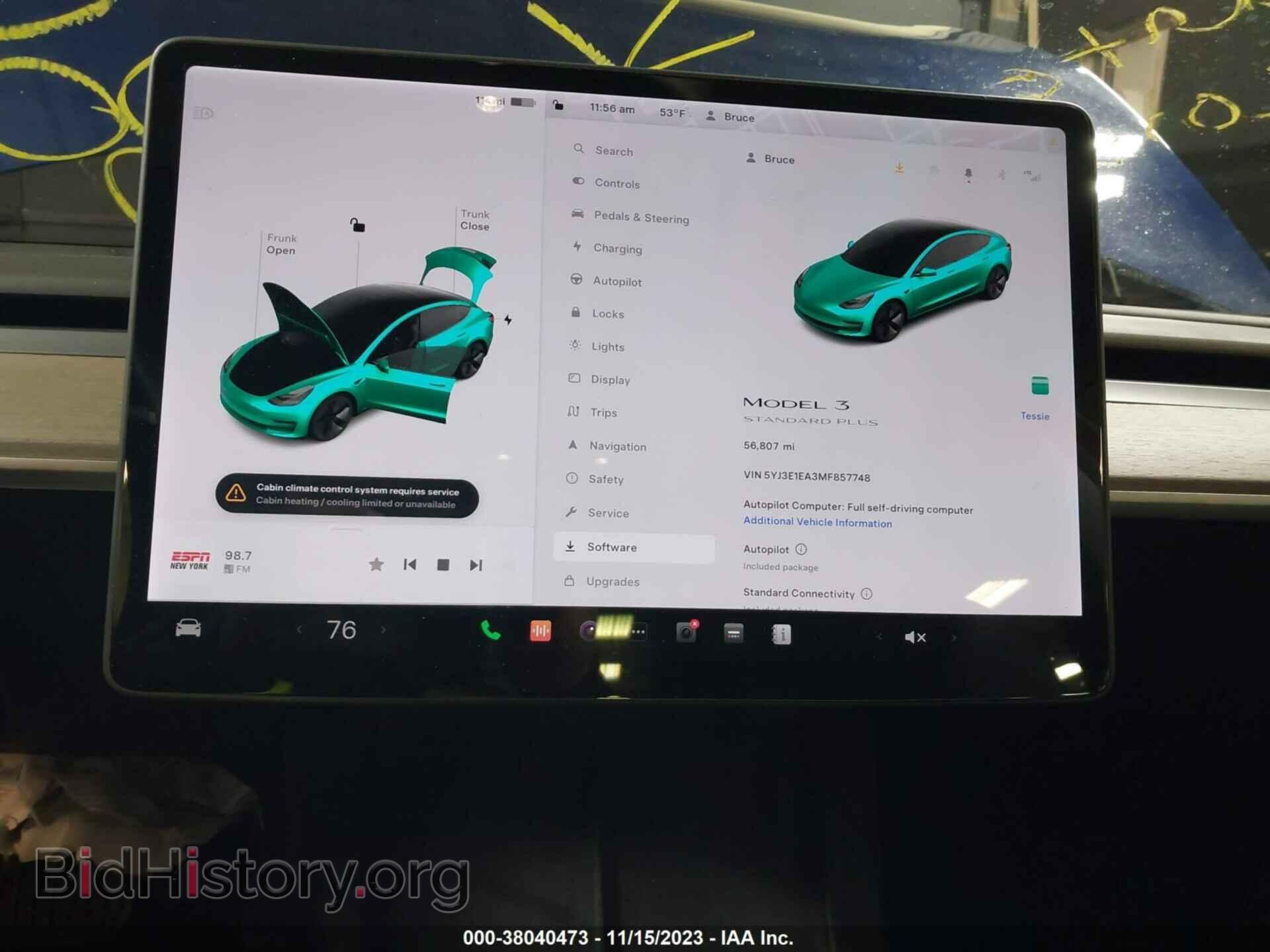 2021 TESLA MODEL 3 - VIN: 5YJ3E1EA3MF857748 - Фото 7