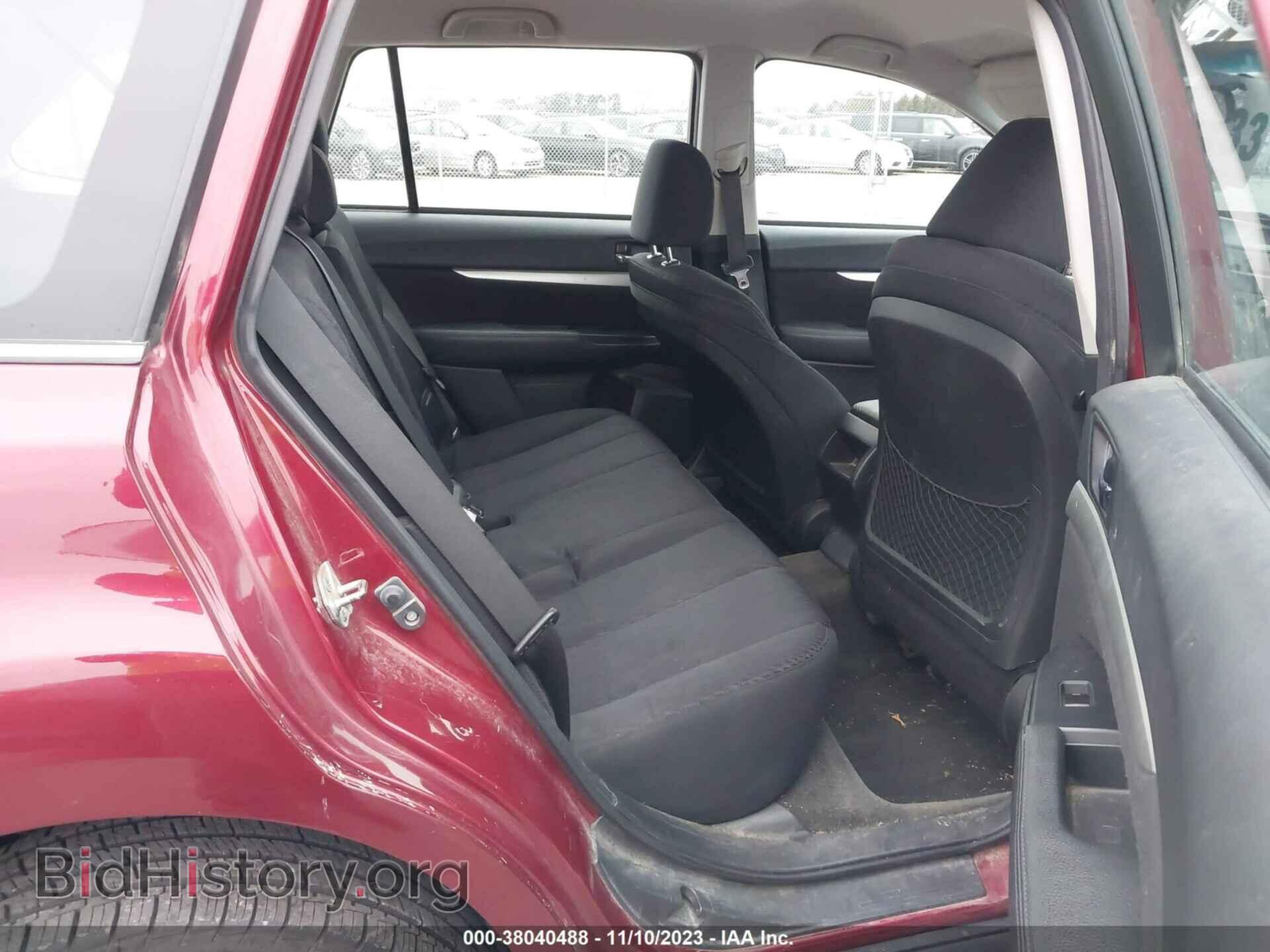 2012 SUBARU OUTBACK - VIN: 4S4BRBAC4C3290535 - Фото 8