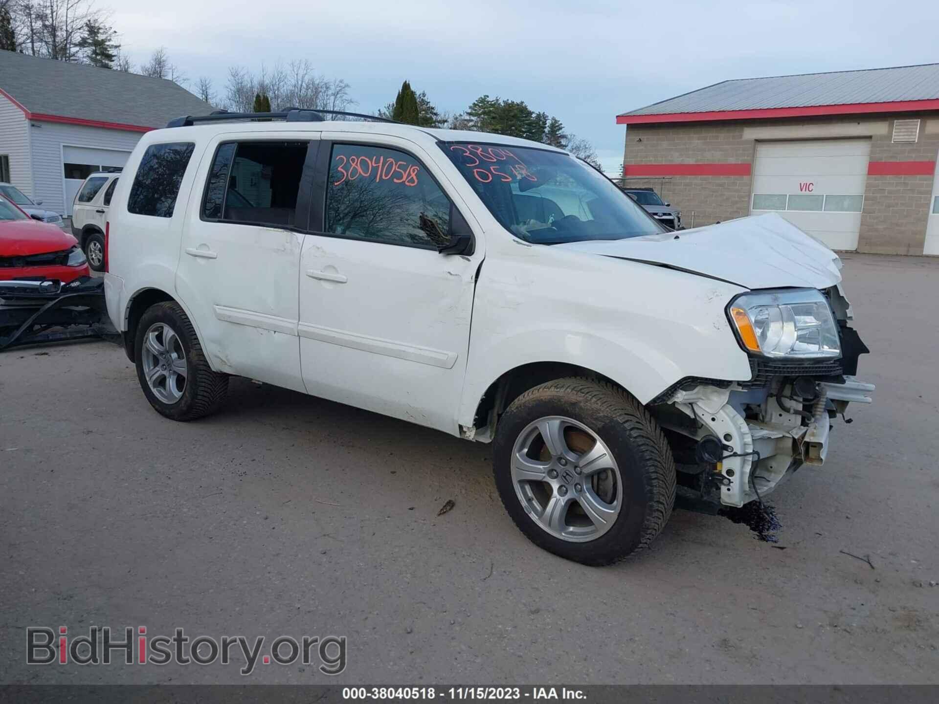 Фотография 5FNYF4H65CB008912 - HONDA PILOT 2012