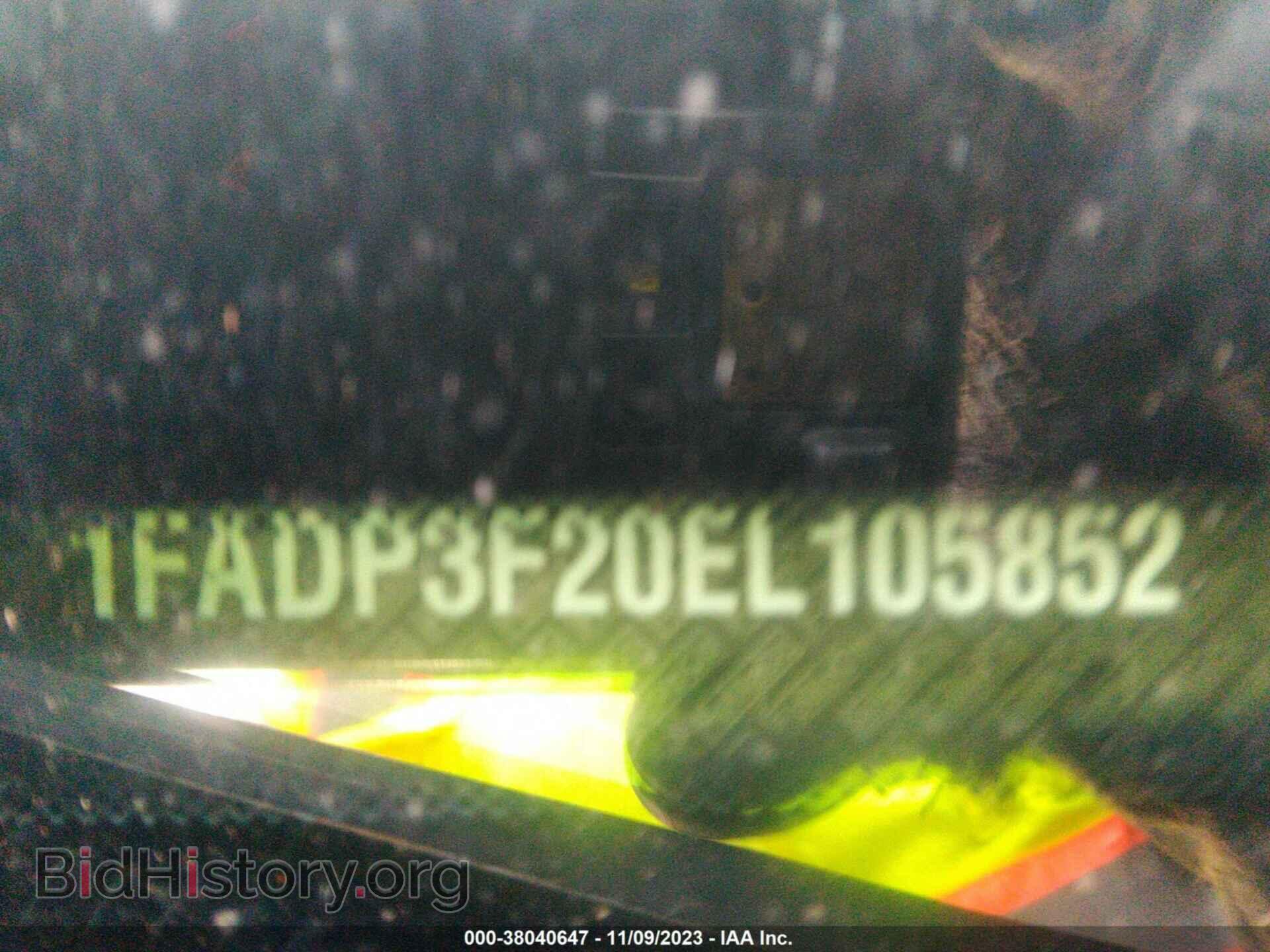 2014 FORD FOCUS - VIN: 1FADP3F20EL105852 - Фото 9